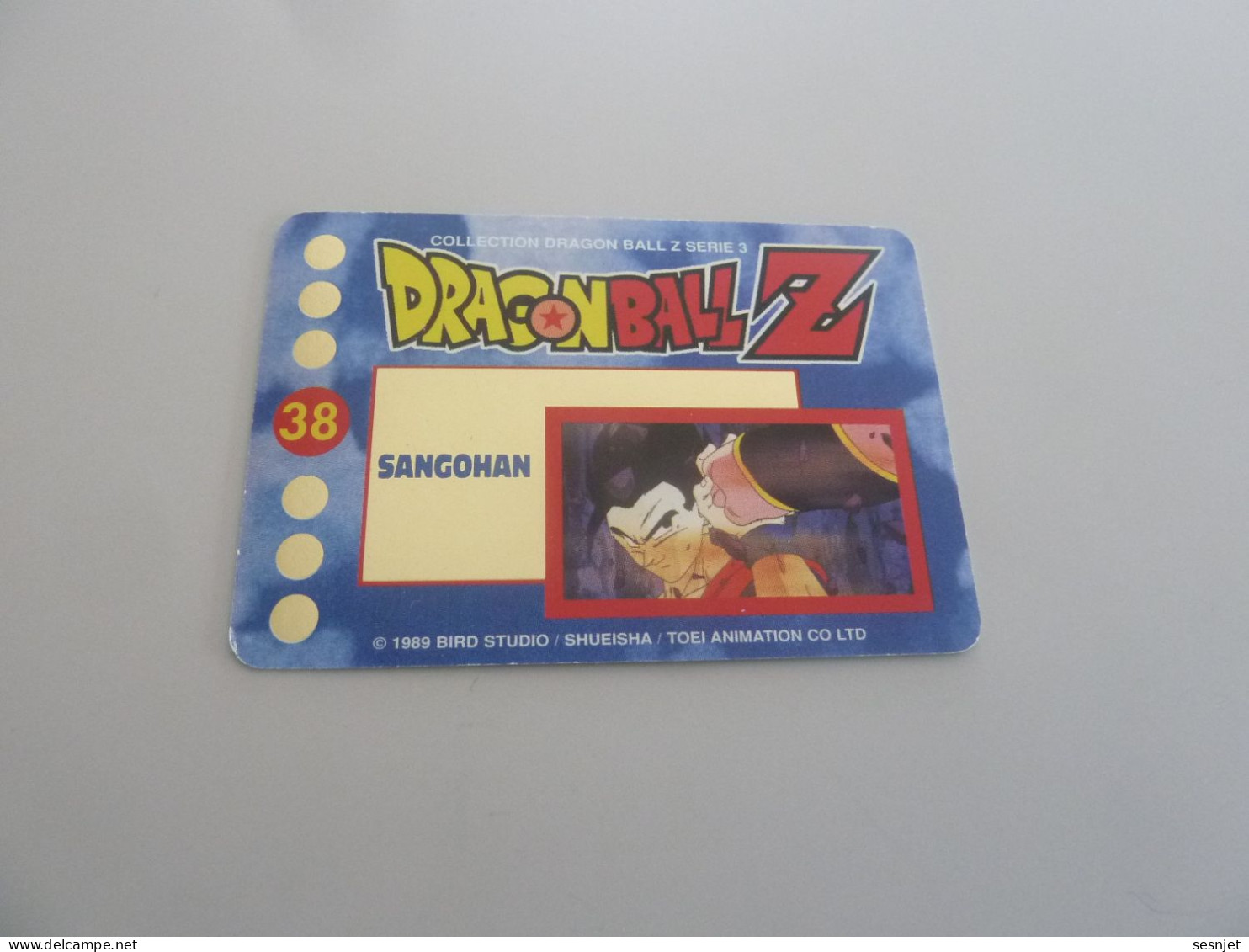 Dragon Ball Z - Série 3 - N° 38 - Sangohan - Editions Bird Studio -  Année 1989 - - Dragonball Z