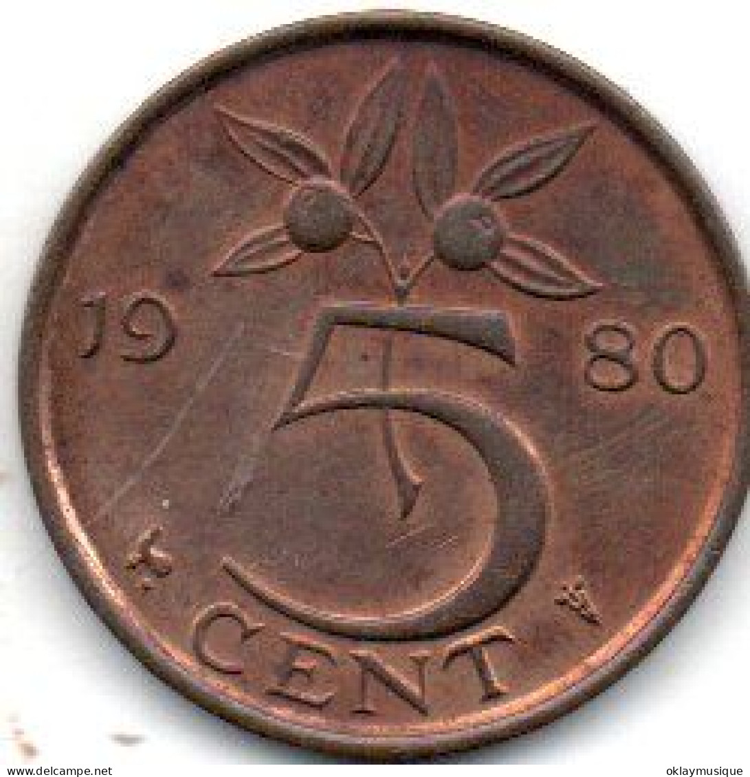 5 Cents 1980 - 1948-1980 : Juliana