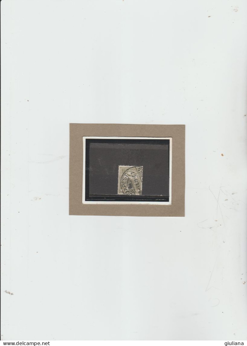 Ungheria 1913 - (UN) 113A Used "Aquila E Corona" - 6f Verde Oliva - Impero Austro-Ungarico - Used Stamps