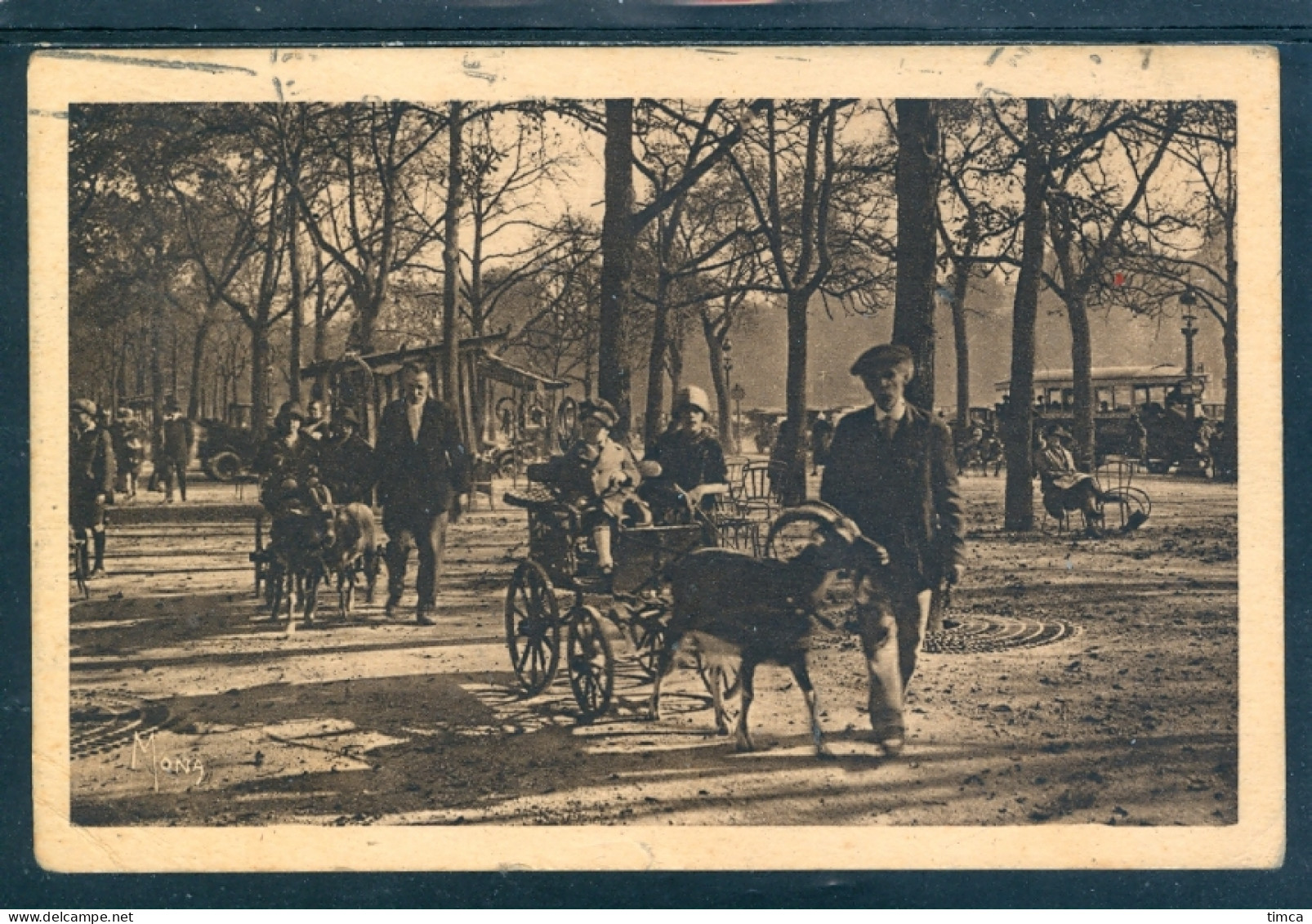 10046 Aux Champs-Elysée - Les Voitures Au Chèvres - Petits Métiers à Paris