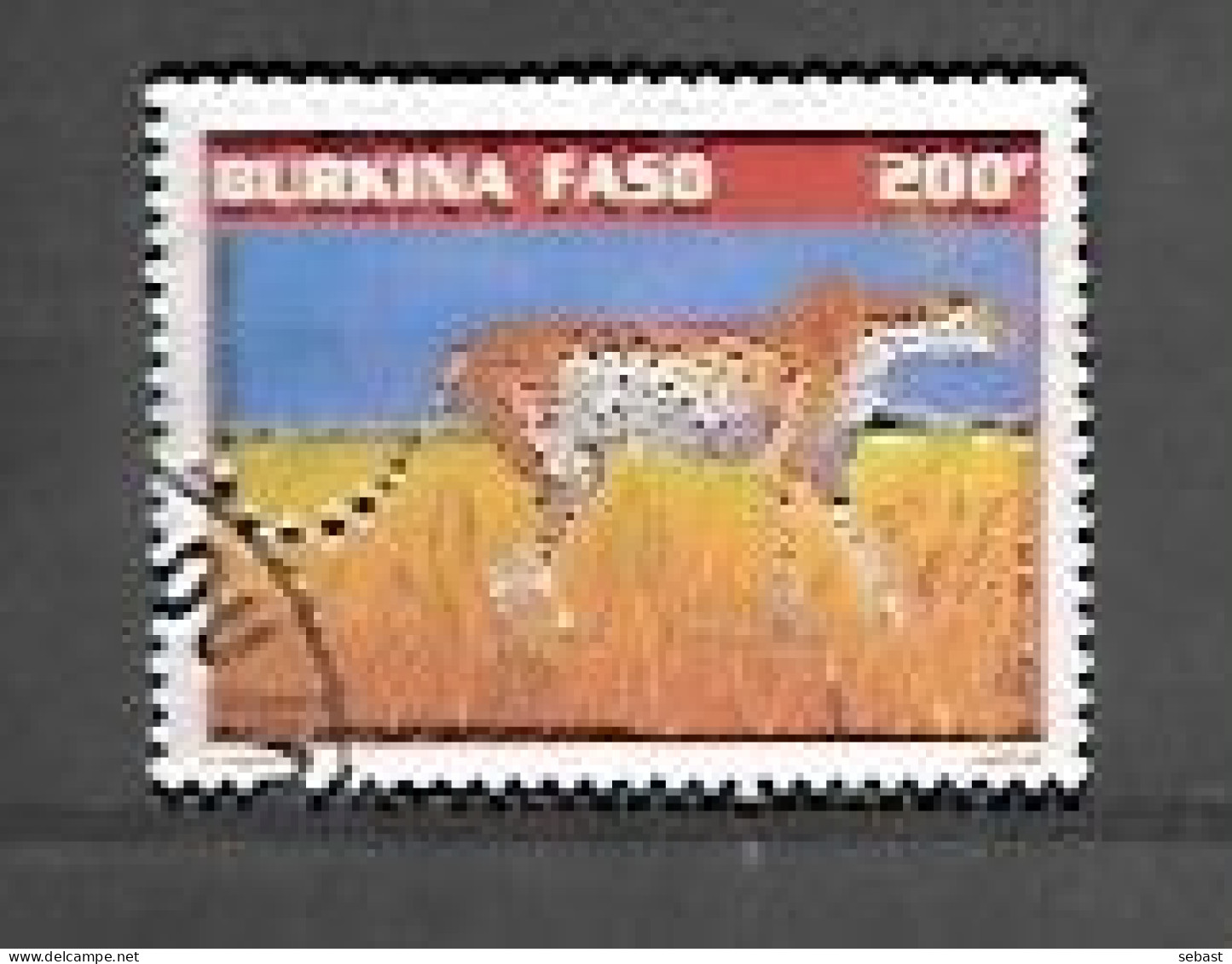 MBRE OBLITERE DU BURKINA DE 1998 N° MICHEL 1504 - Burkina Faso (1984-...)