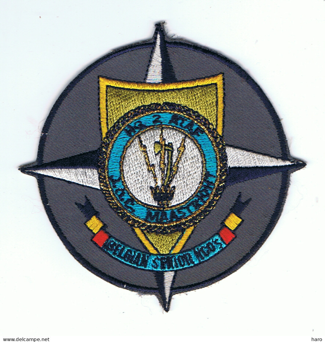 Patch - Ecusson Tissu Brodé - NO.2 ATAF JOC MAASTRICHT Belgian Senior NCO'S  Air Force - OTAN / NATO( B321) - Aviation