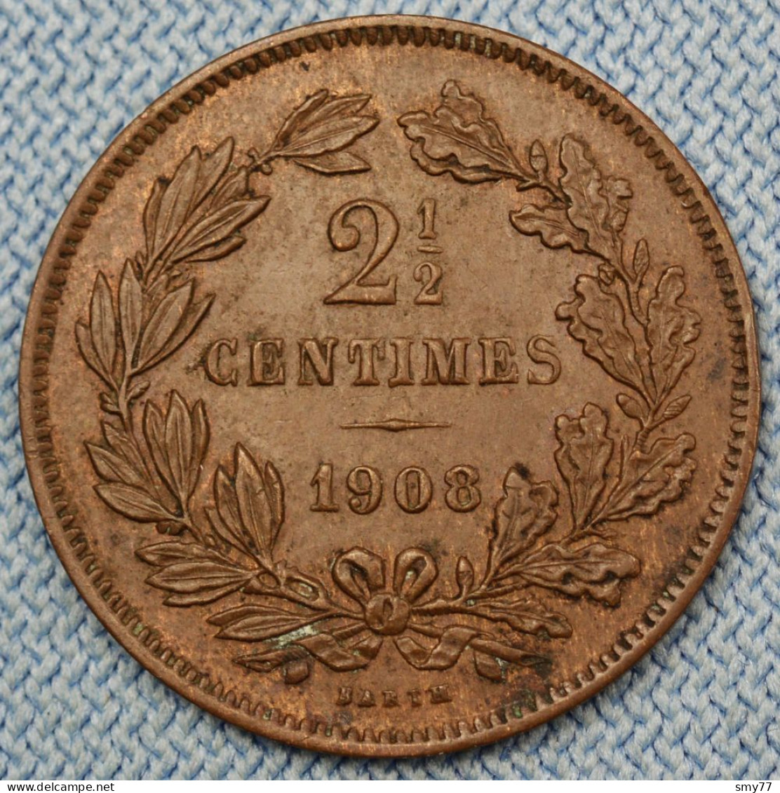 Luxembourg • 2 1/2 Centimes 1908 • AUNC / SPL • Luxemburg •  [24-575] - Luxembourg