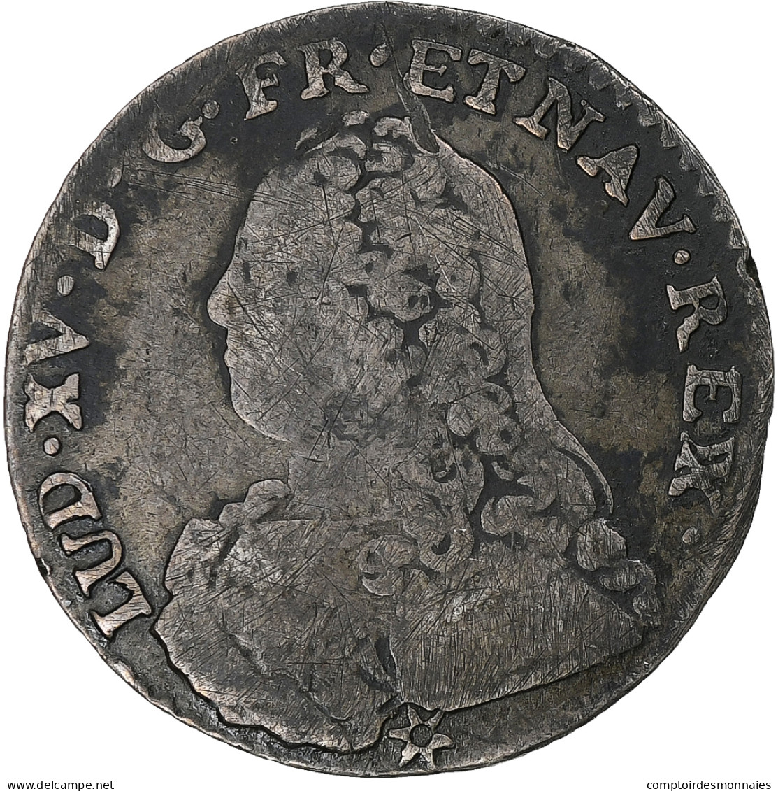 France, Louis XV, 1/10 Écu Aux Branches D'olivier, 1740, Toulouse, Argent, TB+ - 1715-1774 Ludwig XV. Der Vielgeliebte