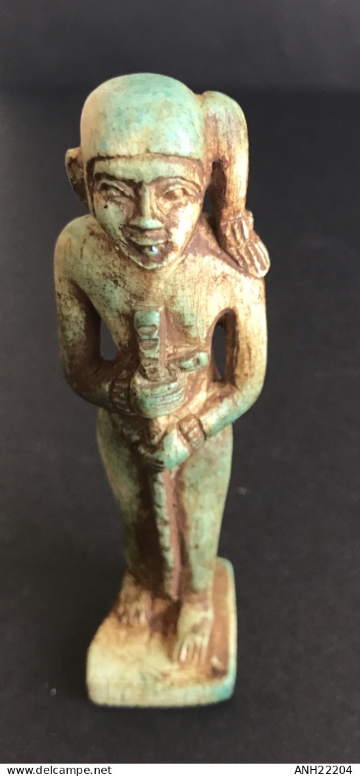 Statuette Dieu Khonsu, Égypte ancienne, 664-332 BC