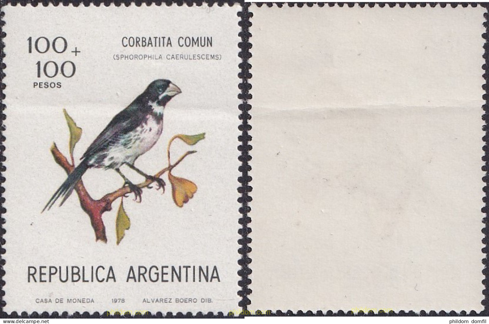 728883 MNH ARGENTINA 1978 ARGENTINA 78. EXPOSICION FILATELICA INTERNACIONAL - Ongebruikt