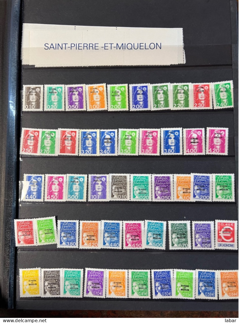 COLLECTION TIMBRE NEUFS Saint Pierre Et Miquelon Sous Faciale - Collections, Lots & Series