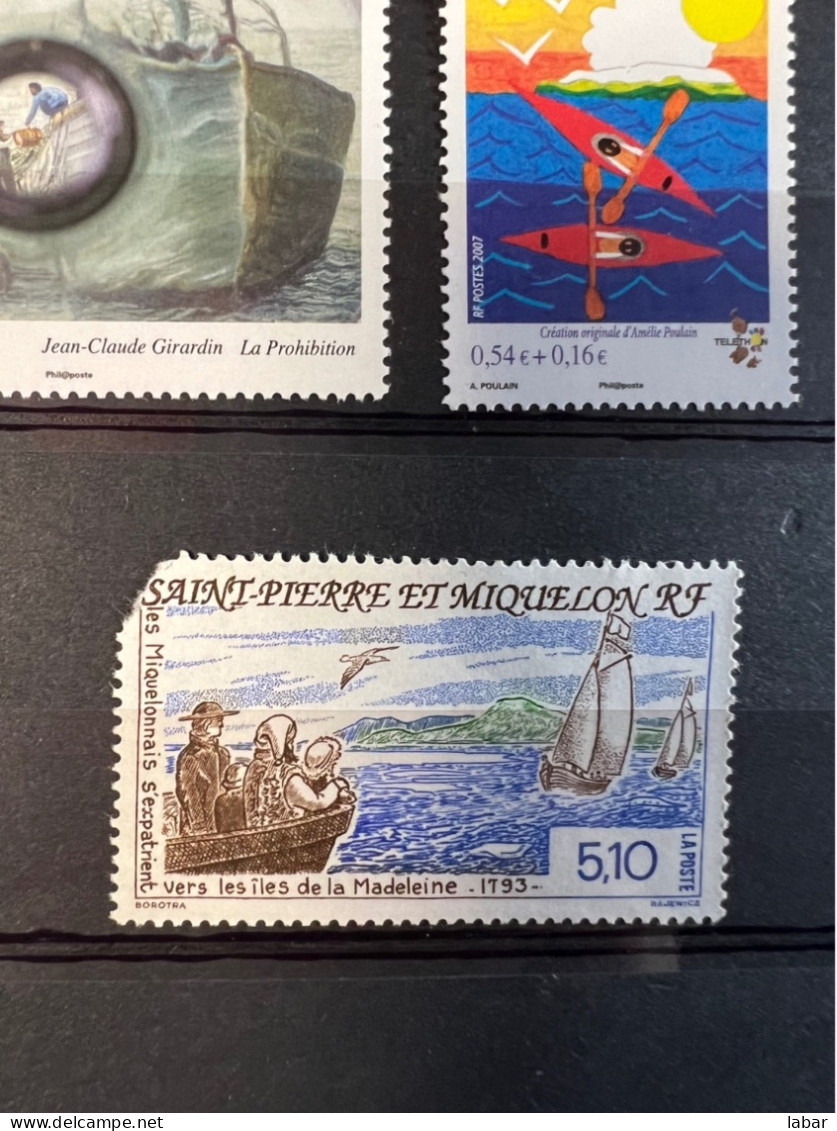 COLLECTION TIMBRE NEUFS Saint Pierre et Miquelon sous faciale