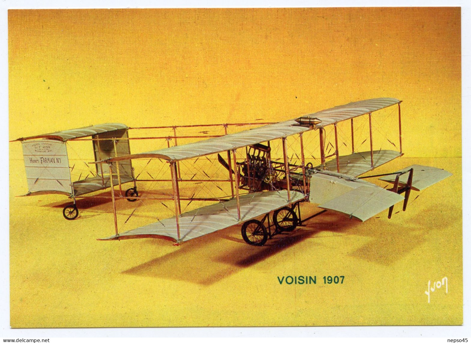 Avion Voisin 1907.collection Du Musée De L'air.Editions D'art Yvon Paris. - 1946-....: Era Moderna