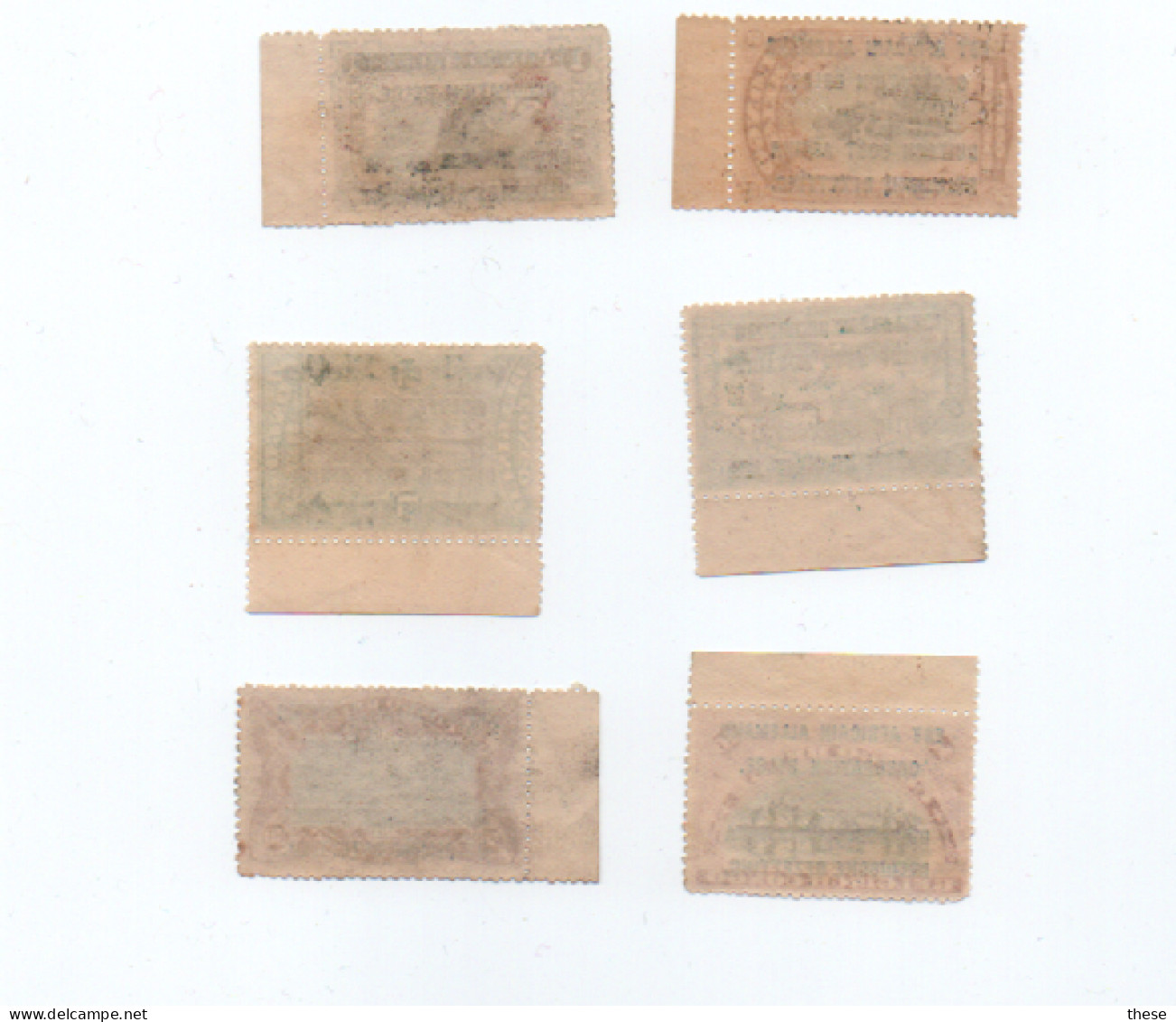 6 Timbres  Congo Belge Occupation Allemande Neufs - Unused Stamps
