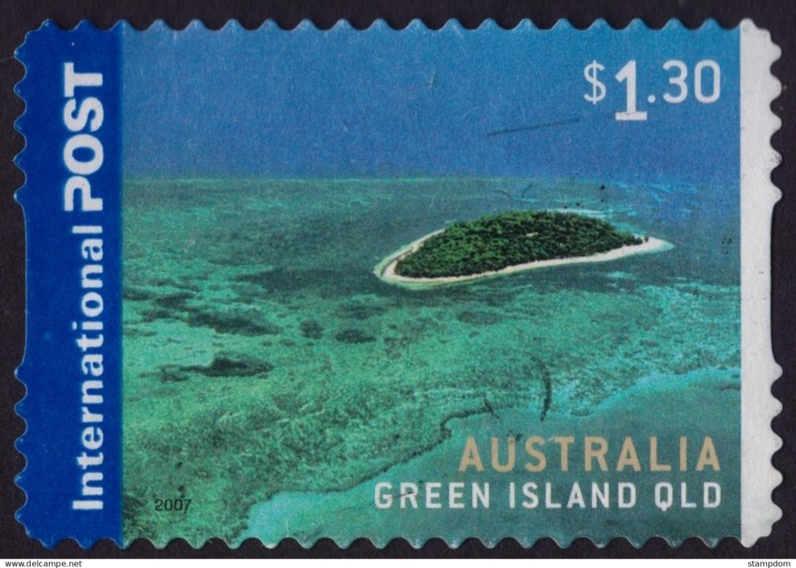 AUSTRALIA 2007 Islands $1.30 Green Island [SA] Sc#2633 USED @O175 - Used Stamps