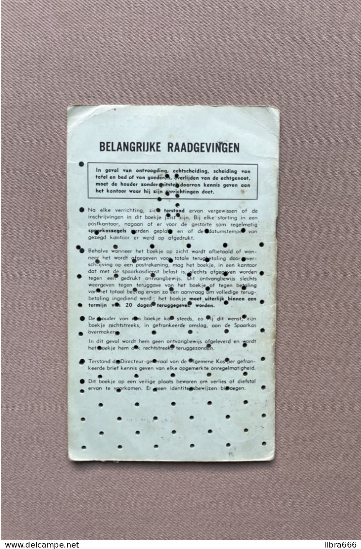 SPAARBOEKJE (ASLK) 1971-1984 / JOACHUM - LEUVEN - ROTSELAAR - WEZEMAAL