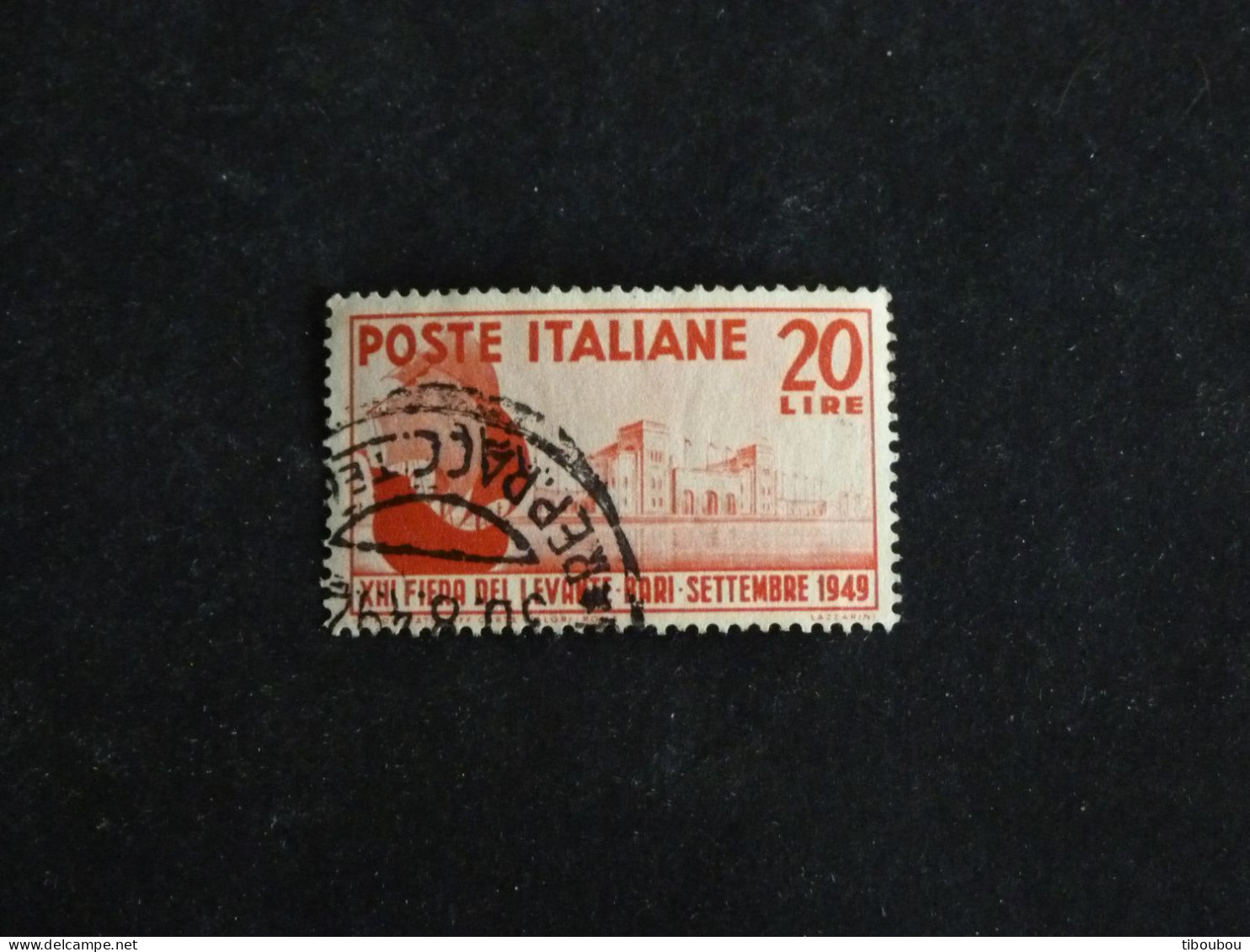 ITALIE ITALIA YT 548 OBLITERE - 13e FOIRE DU LEVANT A BARI - 1946-60: Gebraucht