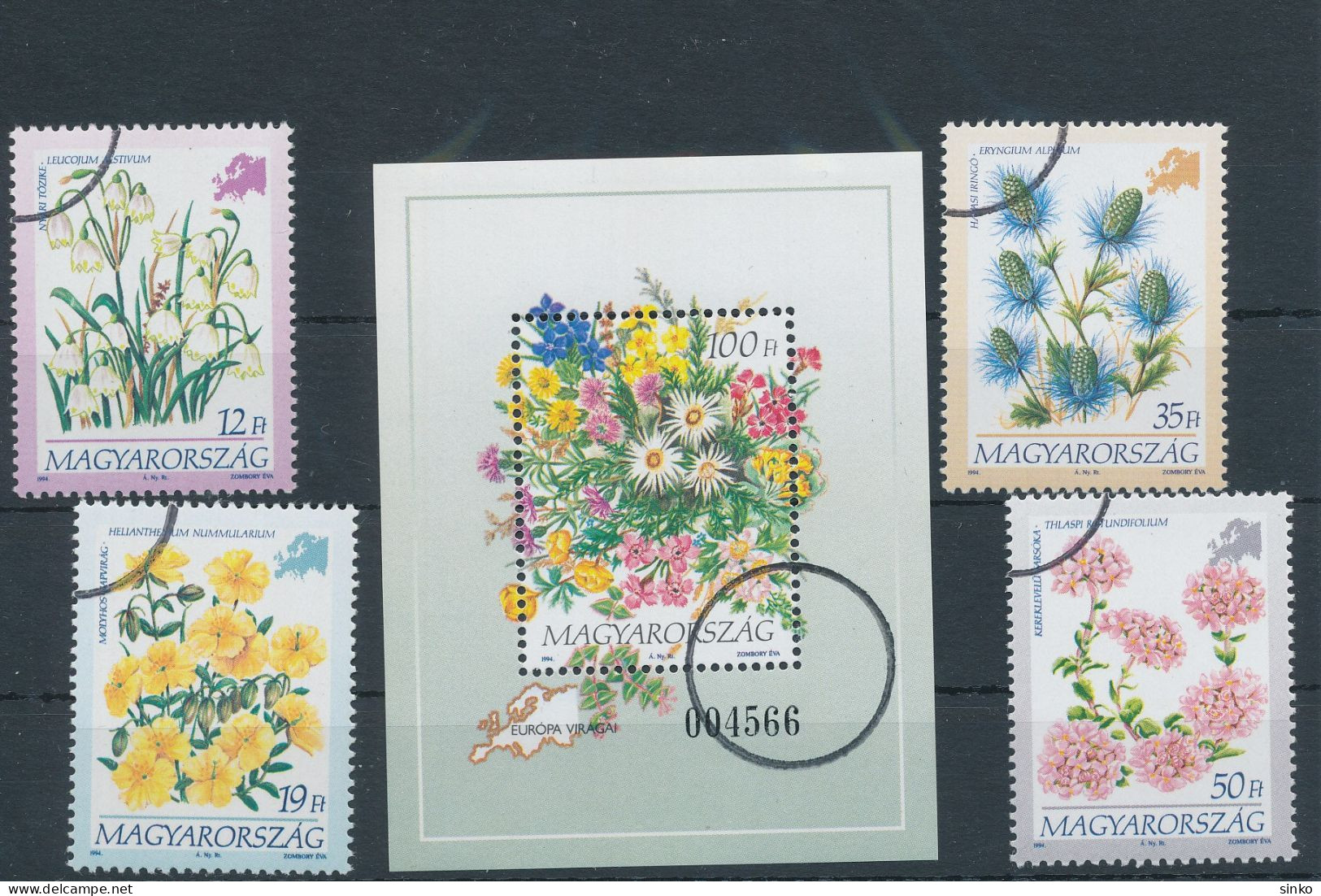 1994. Flowers Of The Continents (IV.) - Europe - Speciality - Variedades Y Curiosidades
