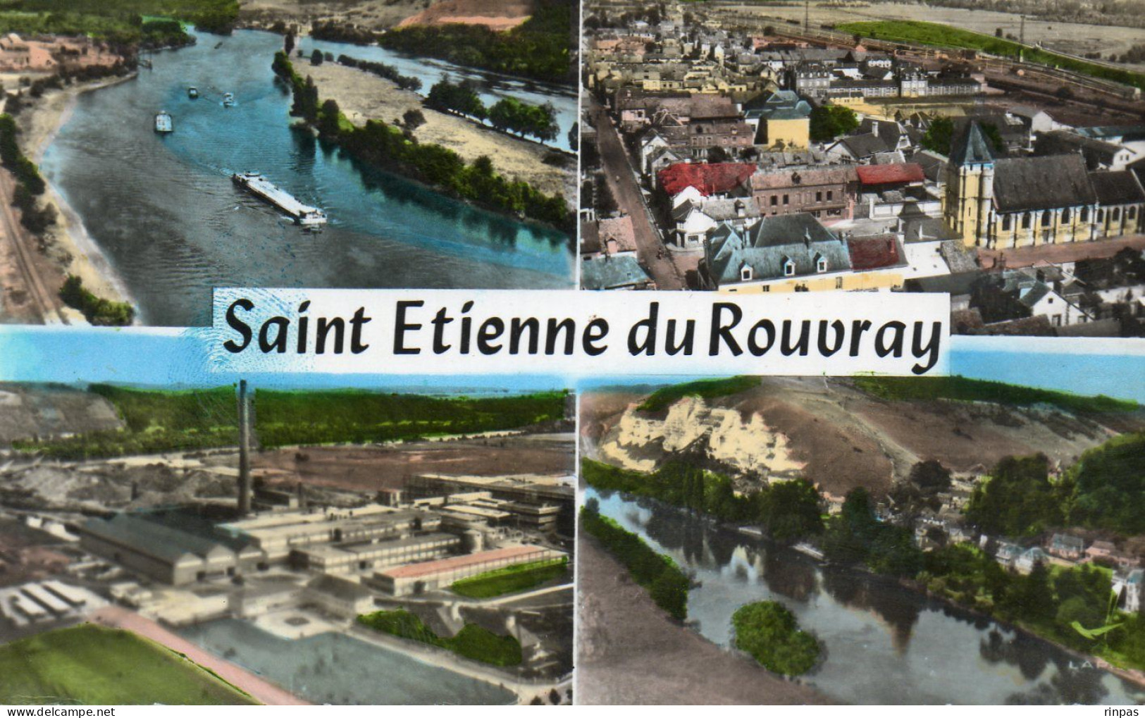(76) Saint-Etienne Du Rouvray  Quartier De L' Eglise, Papeteries De La Chapelle, Saint-Adrien-Plage  Usine  ( Seine Mari - Saint Etienne Du Rouvray