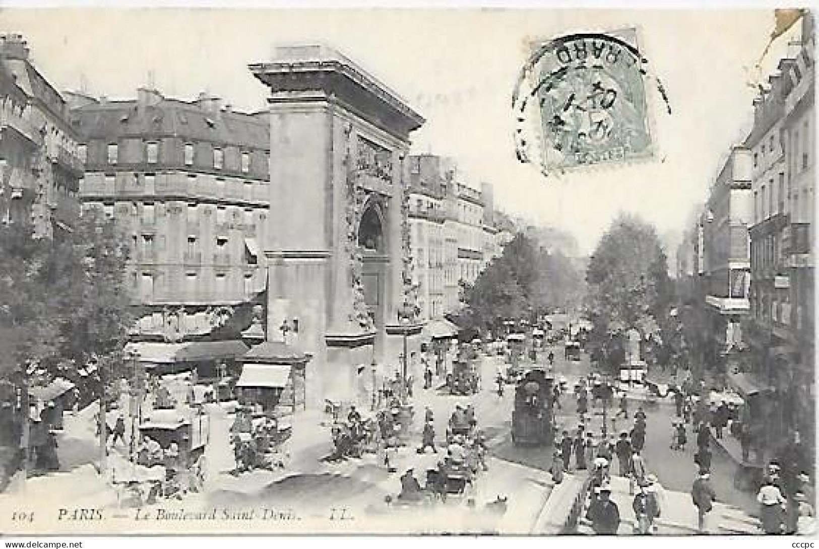 CPA Paris Le Boulevard Saint-Denis - Arrondissement: 02