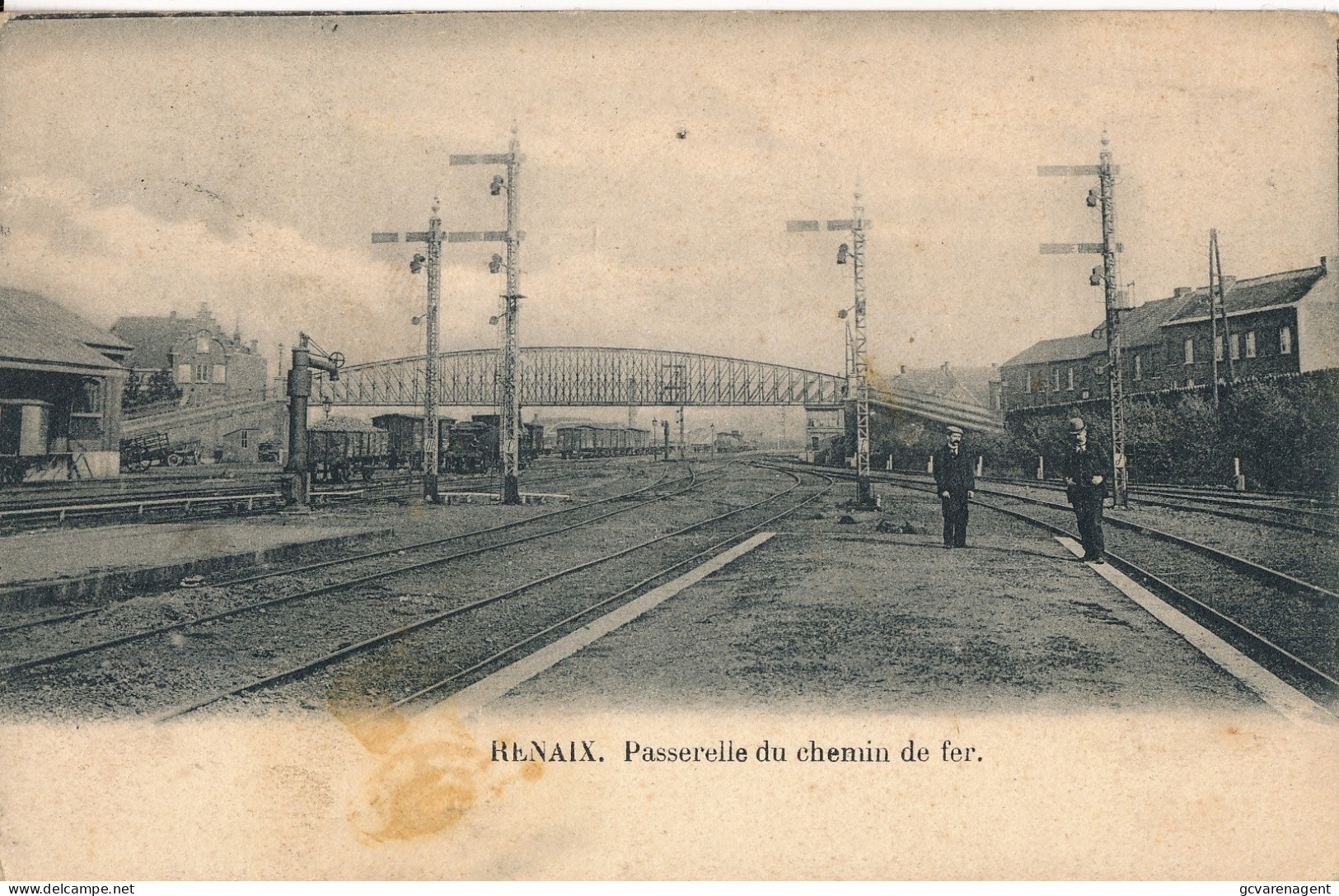 RENAIX  RONSE   PASSERELLE DU CHEMIN DE FER         ZIE AFBEELDINGEN - Berlare