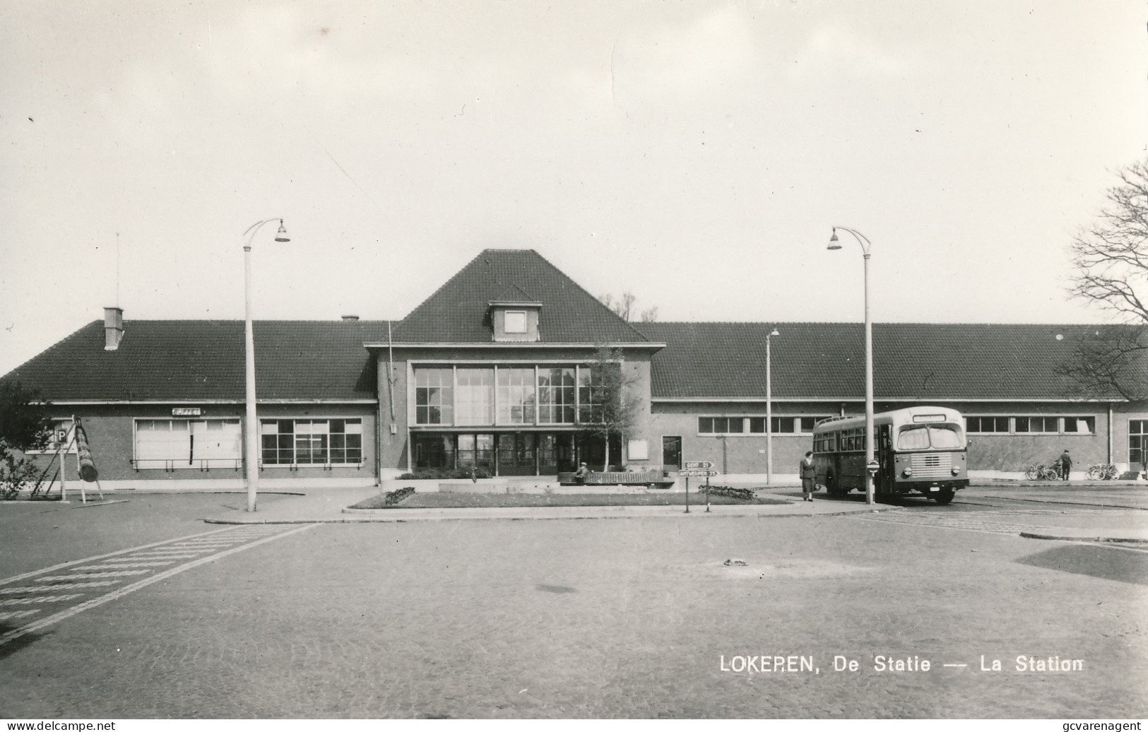 LOKEREN   DE STATIE   FOTOKAART        ZIE AFBEELDINGEN - Lokeren