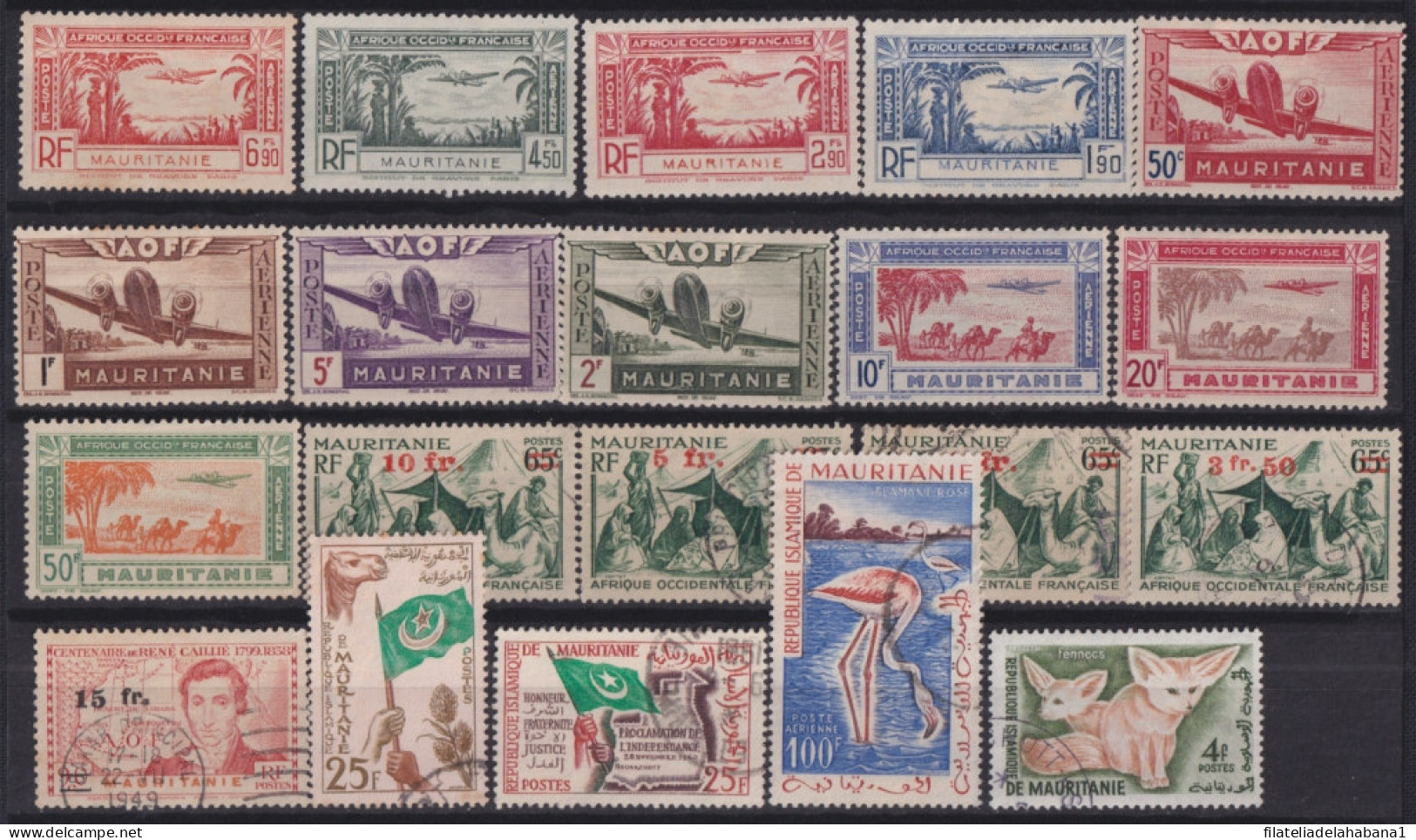F-EX49366 MAURITANIE FRANCE COLONIES STAMPS LOT.  - Andere & Zonder Classificatie
