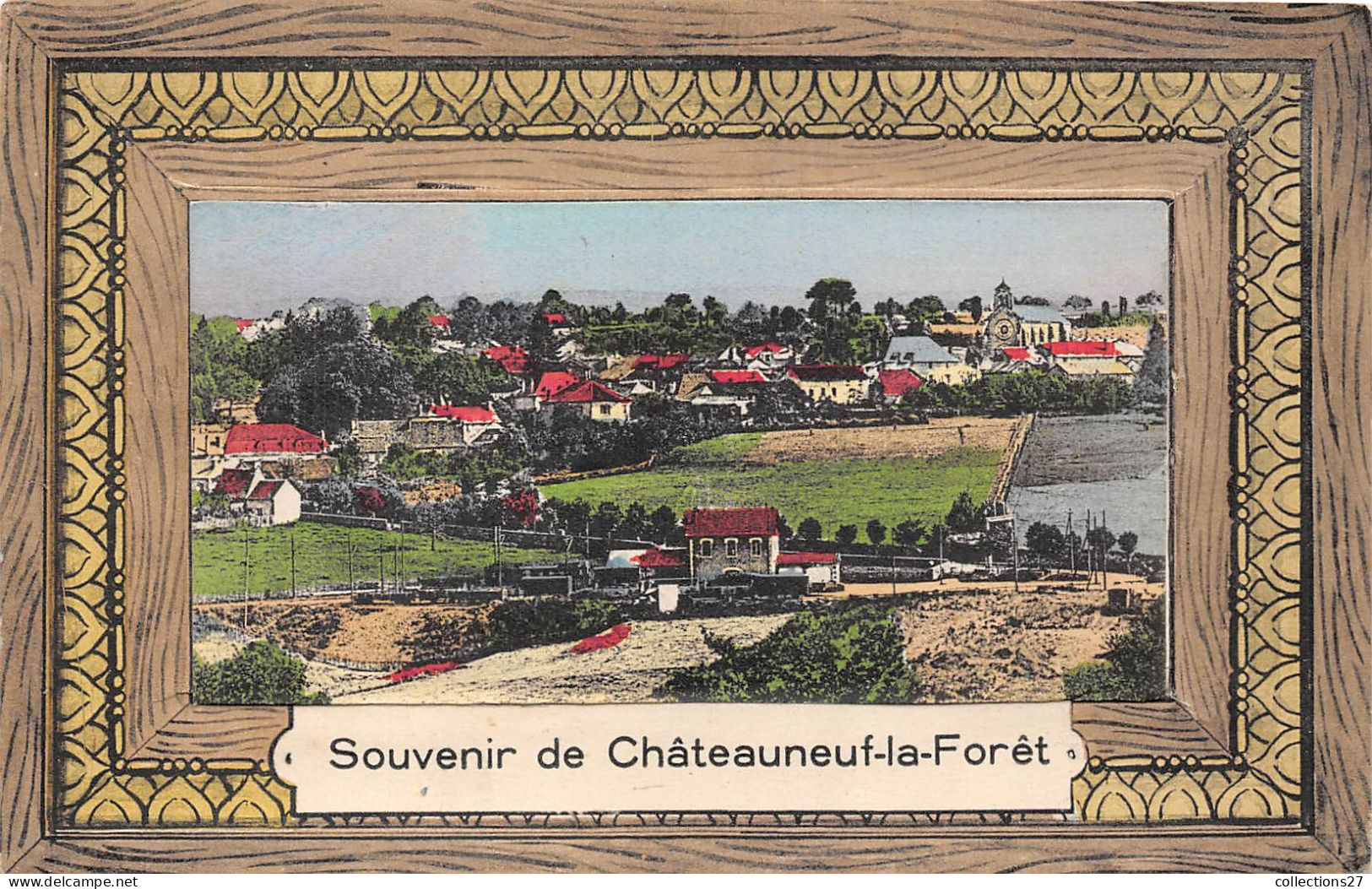 87-CHATEAUNEUF-LA-FORET- CARTE A SYSTEME DEPLIANTE SOUVENIR - Chateauneuf La Foret