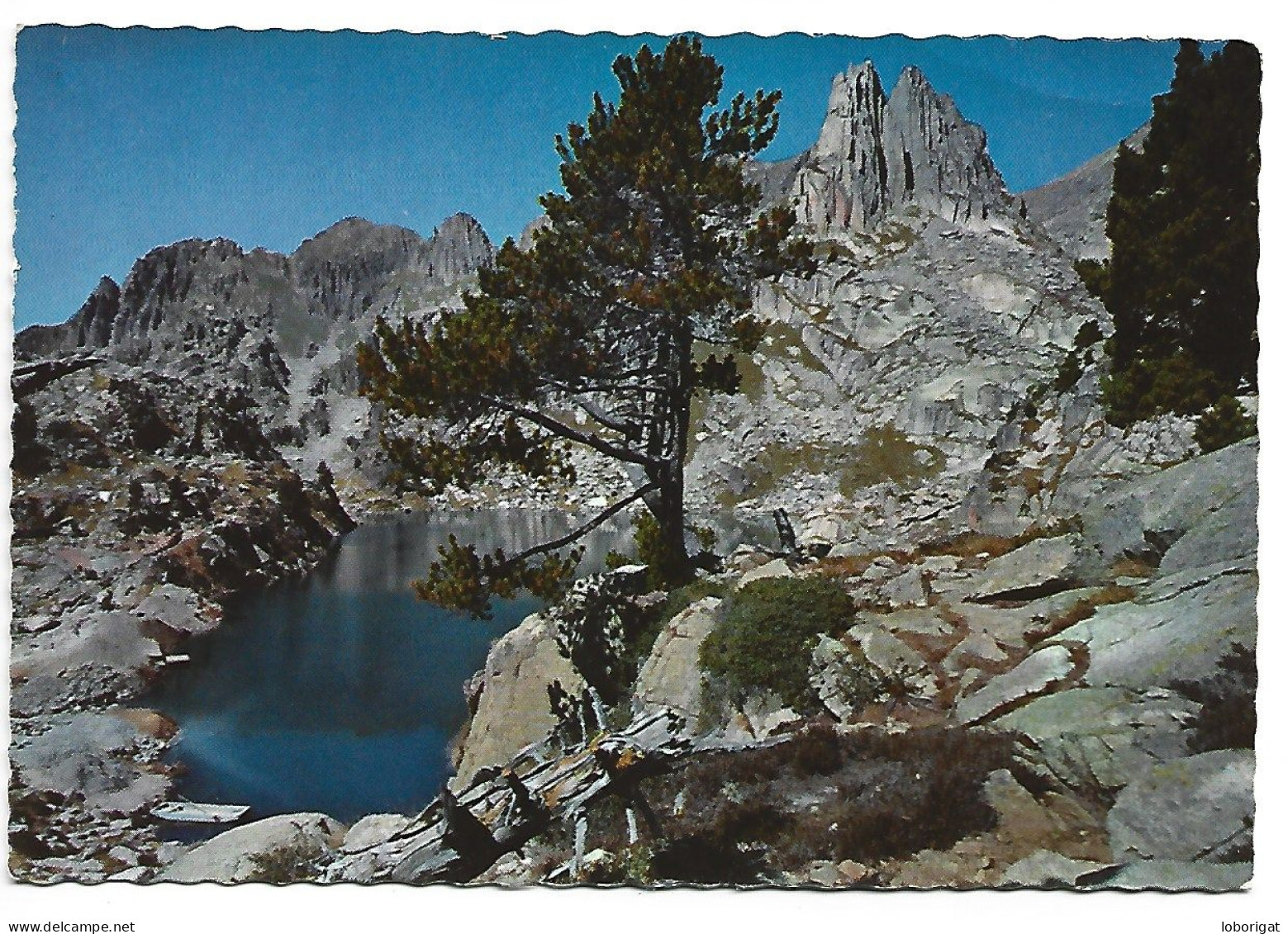 VALLE DE ESPOT, LAGO Y " AGULLES D'A'MITJES" / VALLEE D'ESPOT , LAC ET "AGULLES D'A'MITJES".-  LLEIDA.- ( CATALUNYA) - Lérida