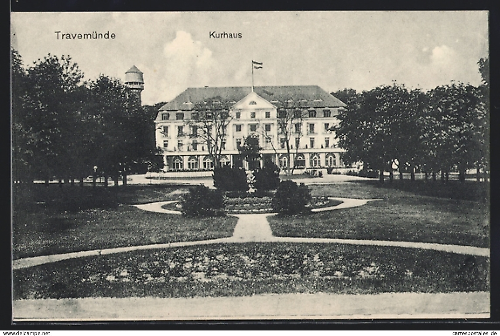 AK Travemünde, Kurhaus Mit Anlagen  - Lübeck-Travemuende