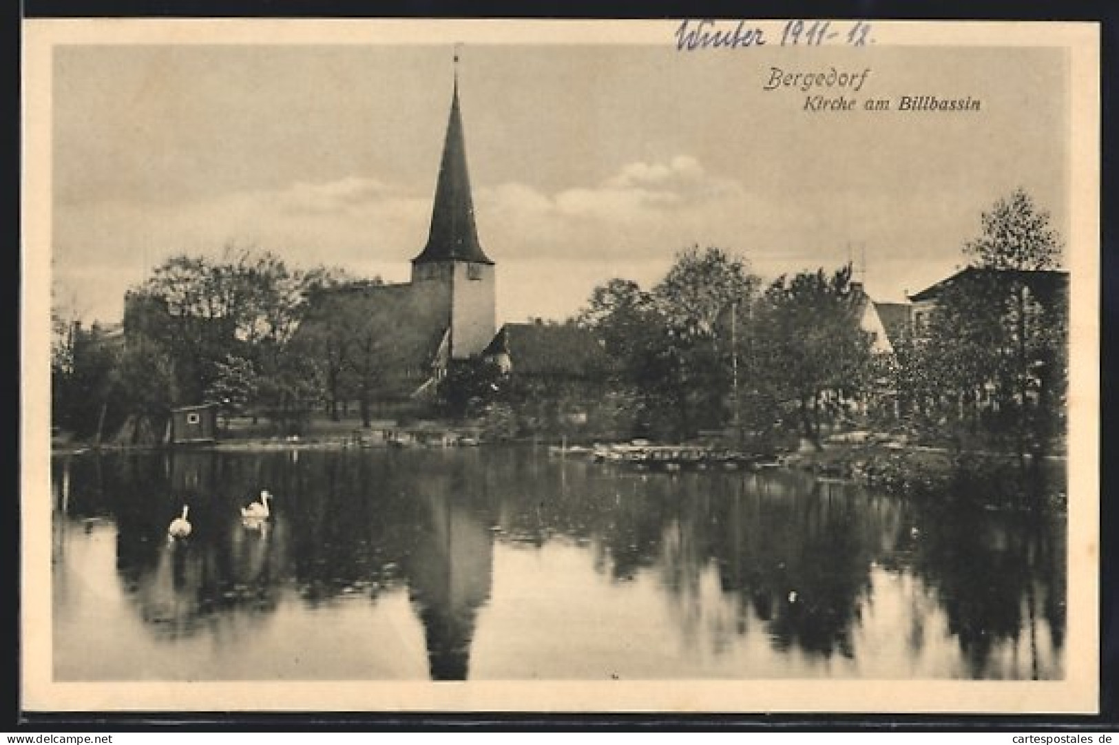 AK Hamburg-Bergedorf, Kirche Am Billbassin  - Bergedorf