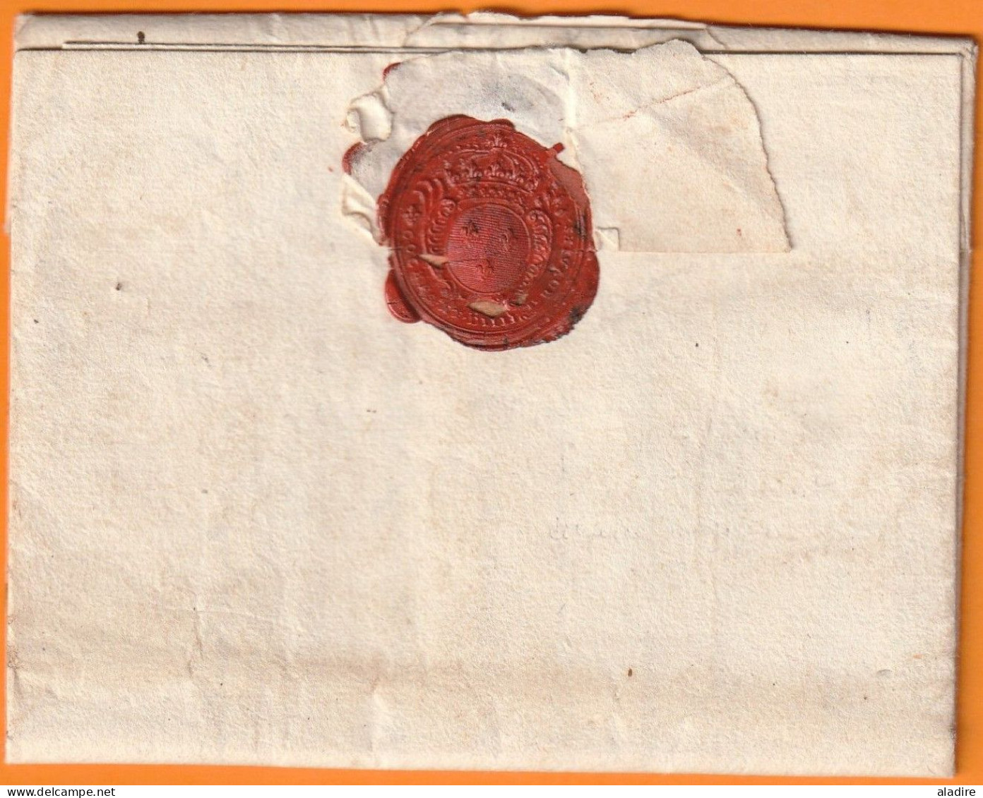 1750 - Marque Postale Manuscrite D'AVIGNON Sur Lettre Pliée Avec Corresp Vers BOURG SAINT ST ANDEOL, Ardèche - 1701-1800: Vorläufer XVIII