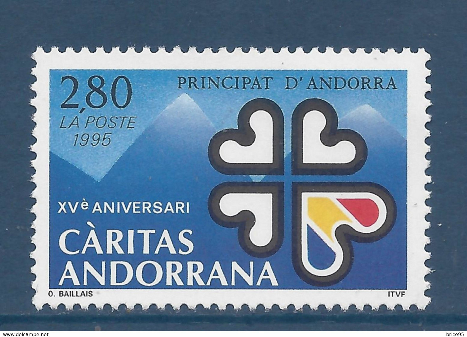 Andorre Français - YT N° 456 ** - Neuf Sans Charnière - 1995 - Unused Stamps