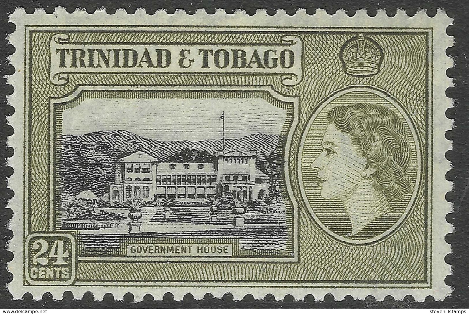 Trinidad & Tobago. 1953-59 QEII. 24c MH. SG 275. M4041 - Trinidad Y Tobago