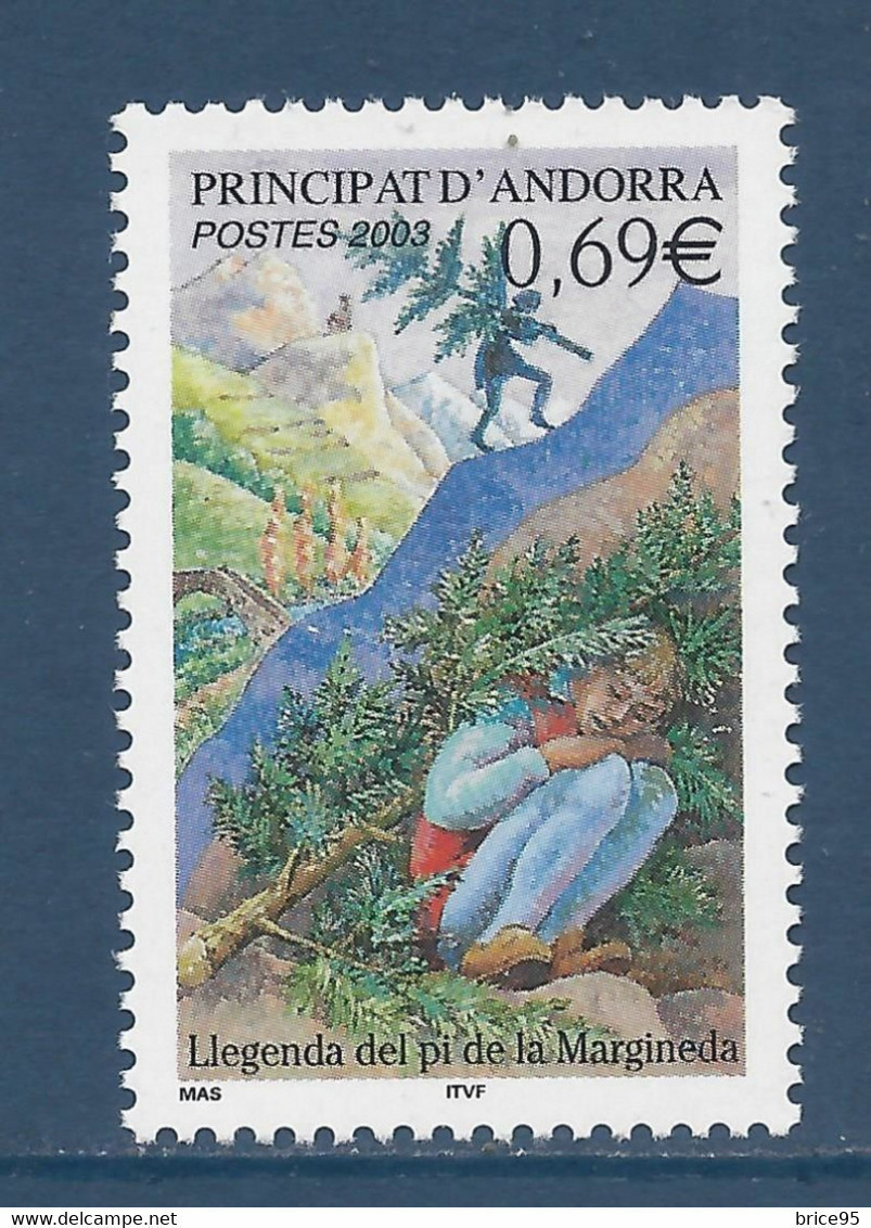 Andorre Français - YT N° 576 ** - Neuf Sans Charnière - 2003 - Neufs