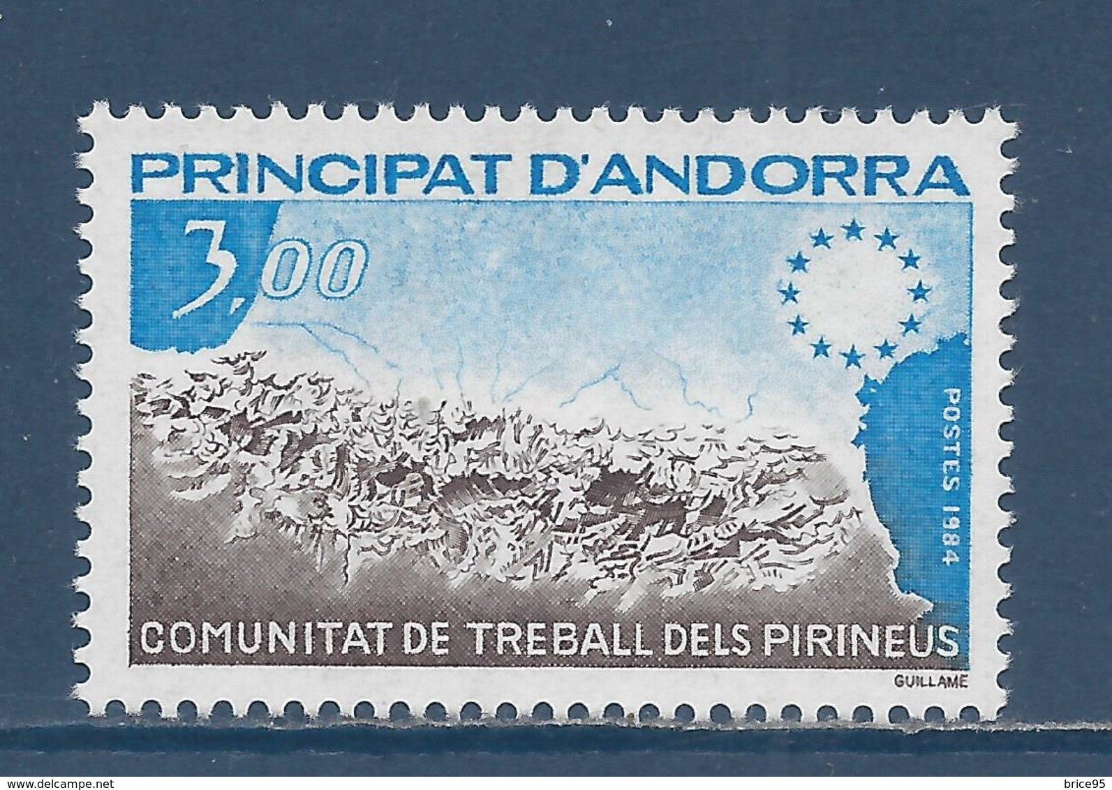 Andorre Français - YT N° 328 ** - Neuf Sans Charnière - 1984 - Unused Stamps