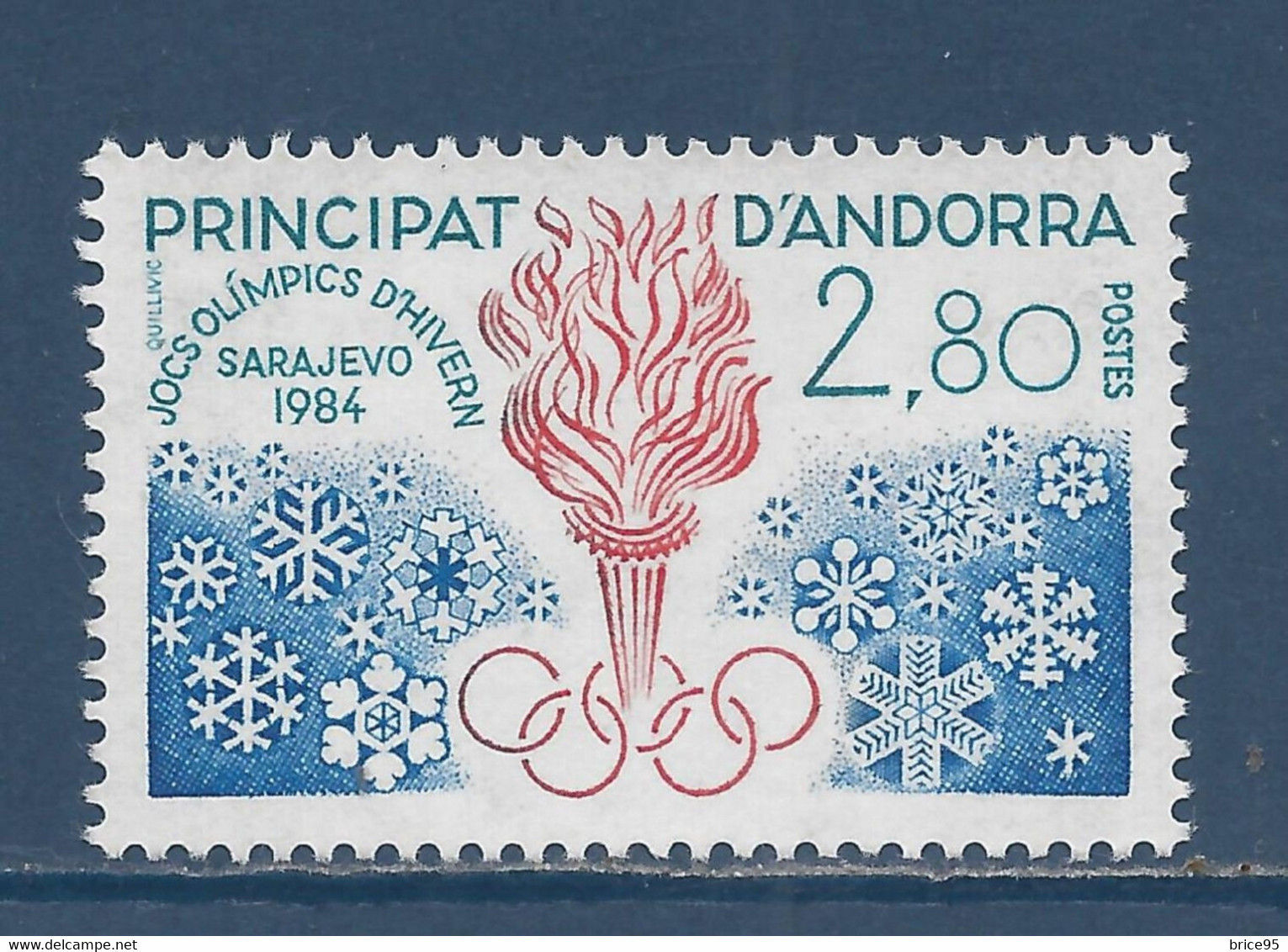 Andorre Français - YT N° 327 ** - Neuf Sans Charnière - 1984 - Unused Stamps