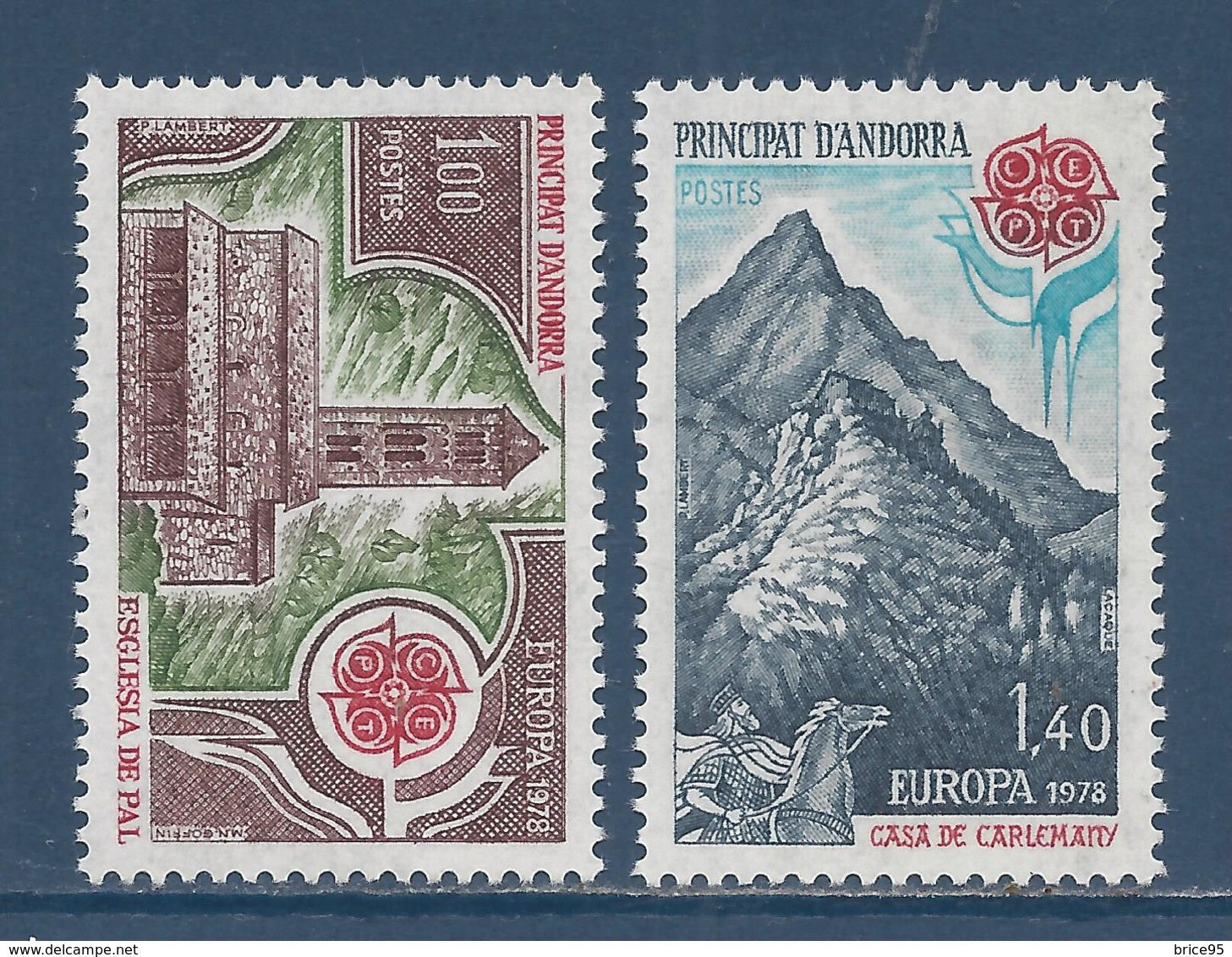 Andorre Français - YT N° 269 Et 270 ** - Neuf Sans Charnière - 1978 - Nuevos