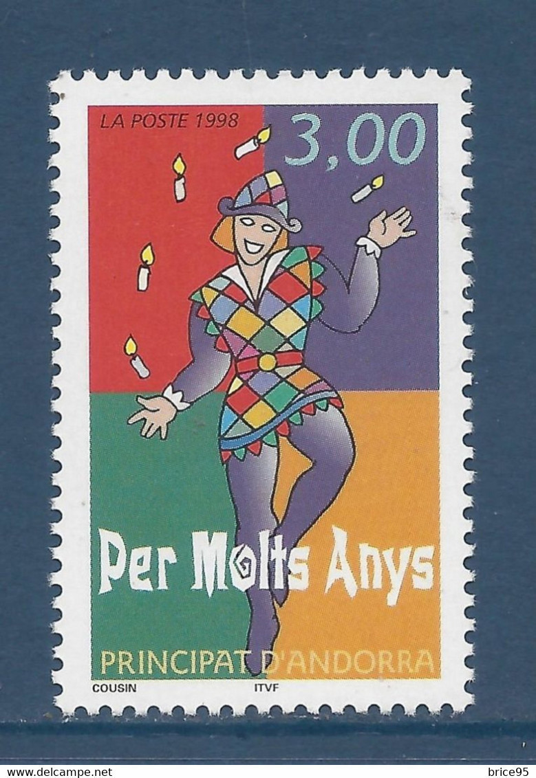 Andorre Français - YT N° 497 ** - Neuf Sans Charnière - 1998 - Neufs