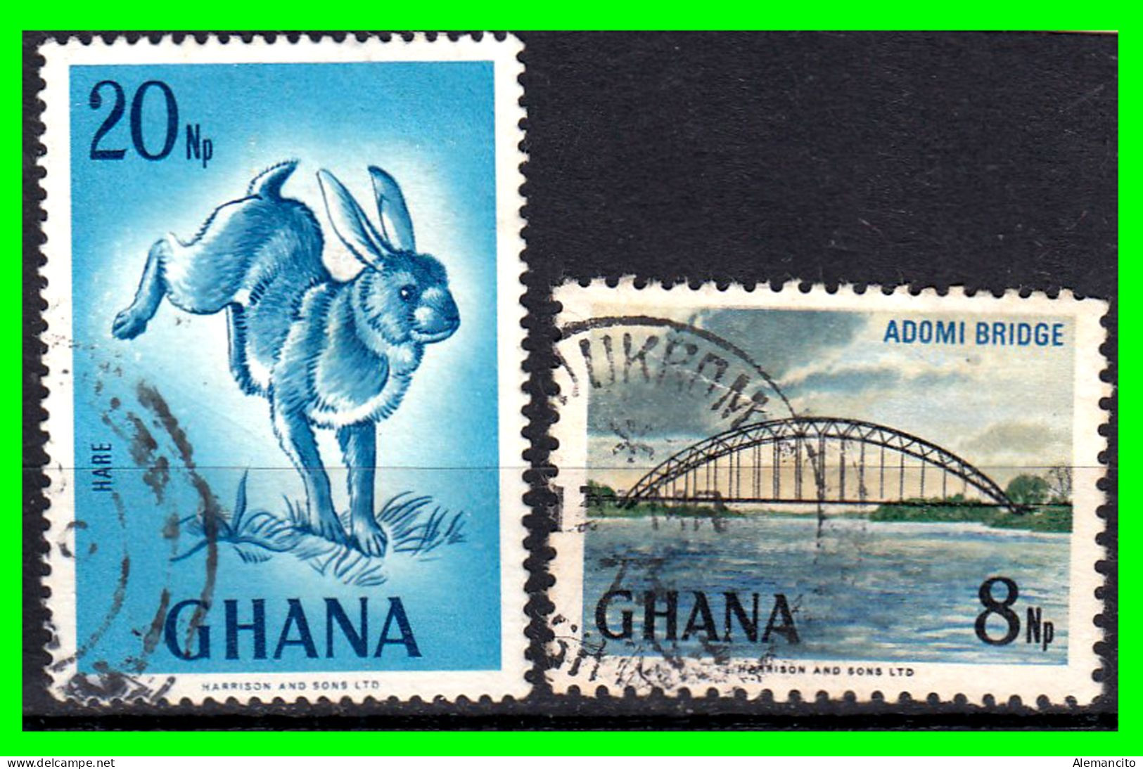 GHANA  ( AFRICA )  SELLOS TEMATICA FAUNA - Ghana (1957-...)
