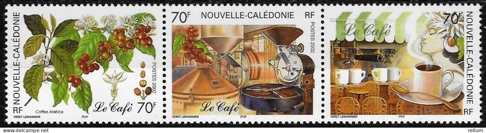 Nouvelle Calédonie 2002 - Yvert Et Tellier Nr. 869/871 La Bande - Michel Nr. 1271/1273 Str. ** - Ungebraucht