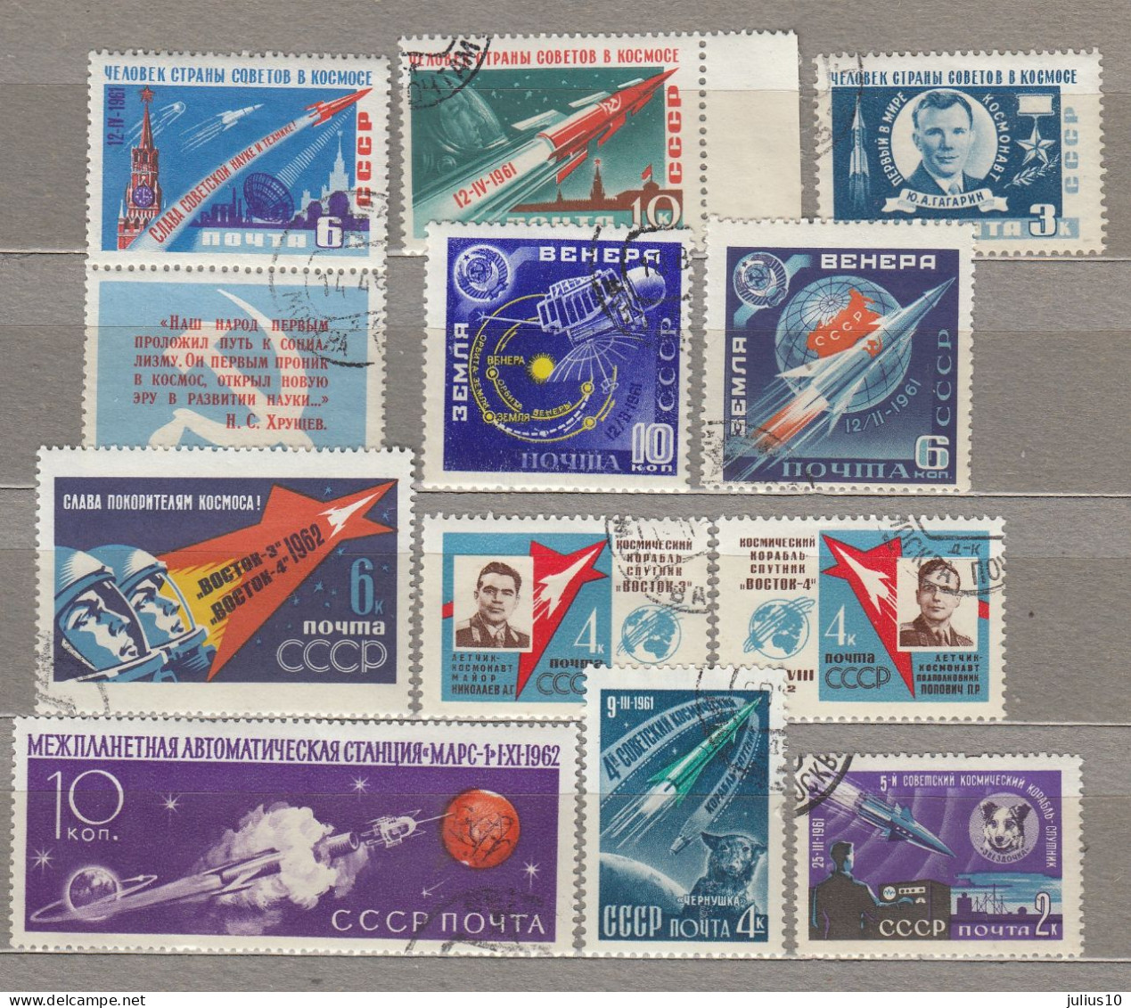 RUSSIA USSR Space Used(o) #V346 - Russie & URSS