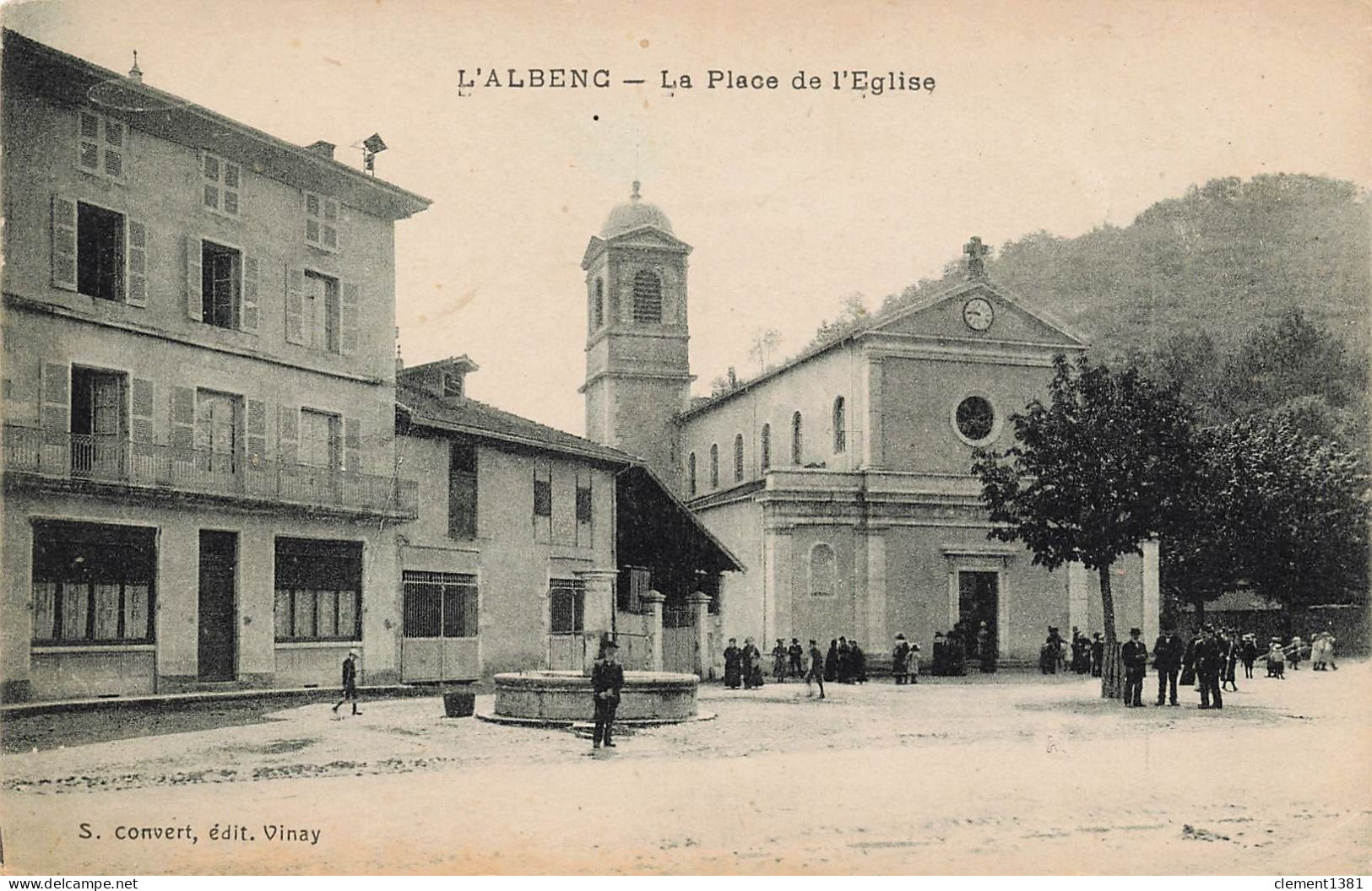 L'albenc La Place De L'eglise - L'Albenc