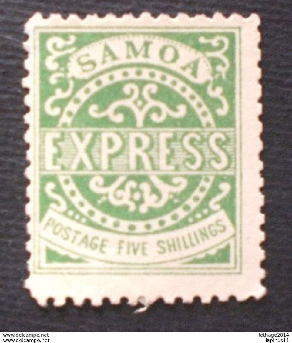 SAMOA 1877 -1882 Express Stamps 5 Green MNG PERFORATION 11 1/2 - Samoa