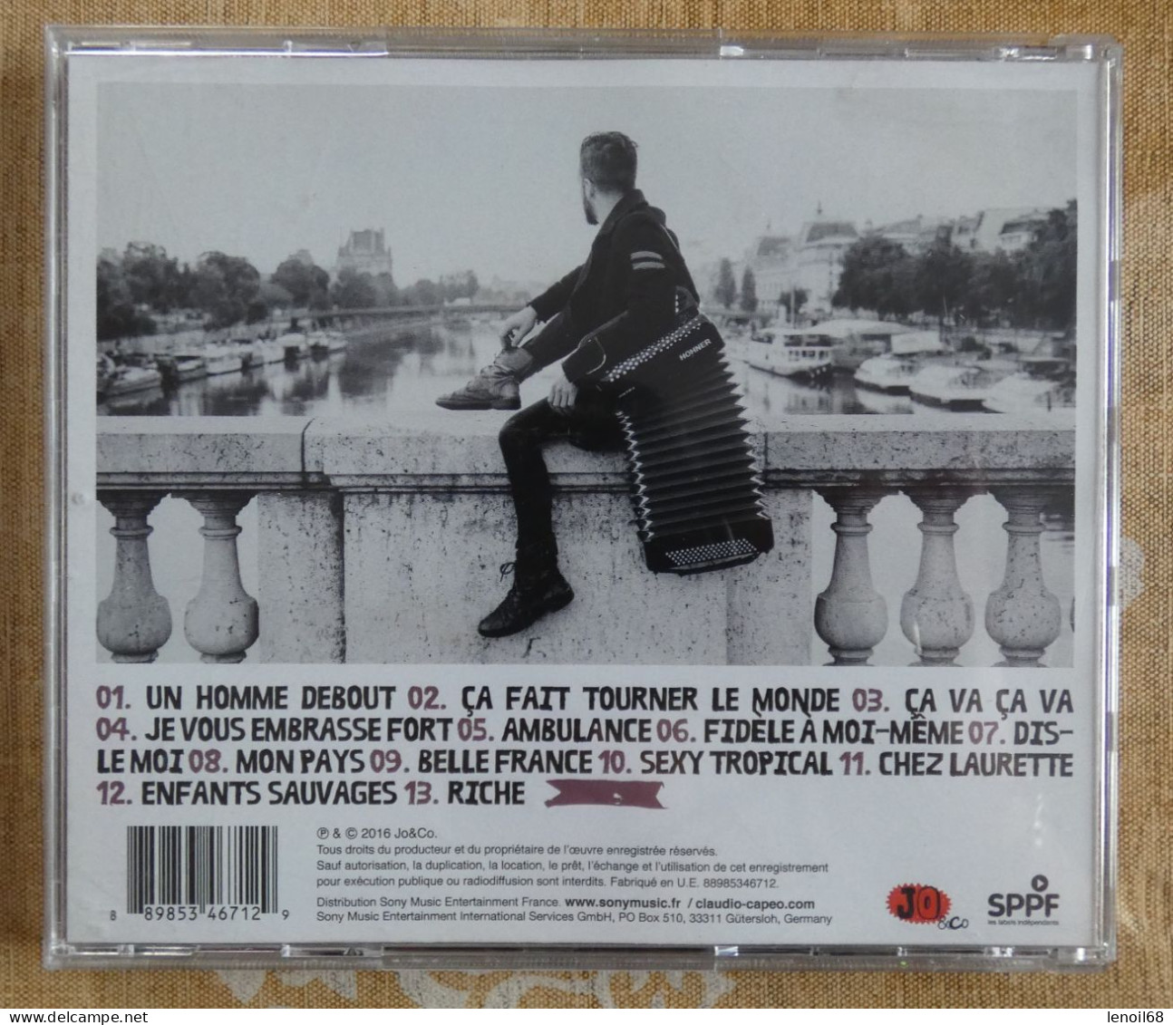 CD Claudio Capéo 2016 - Otros - Canción Francesa