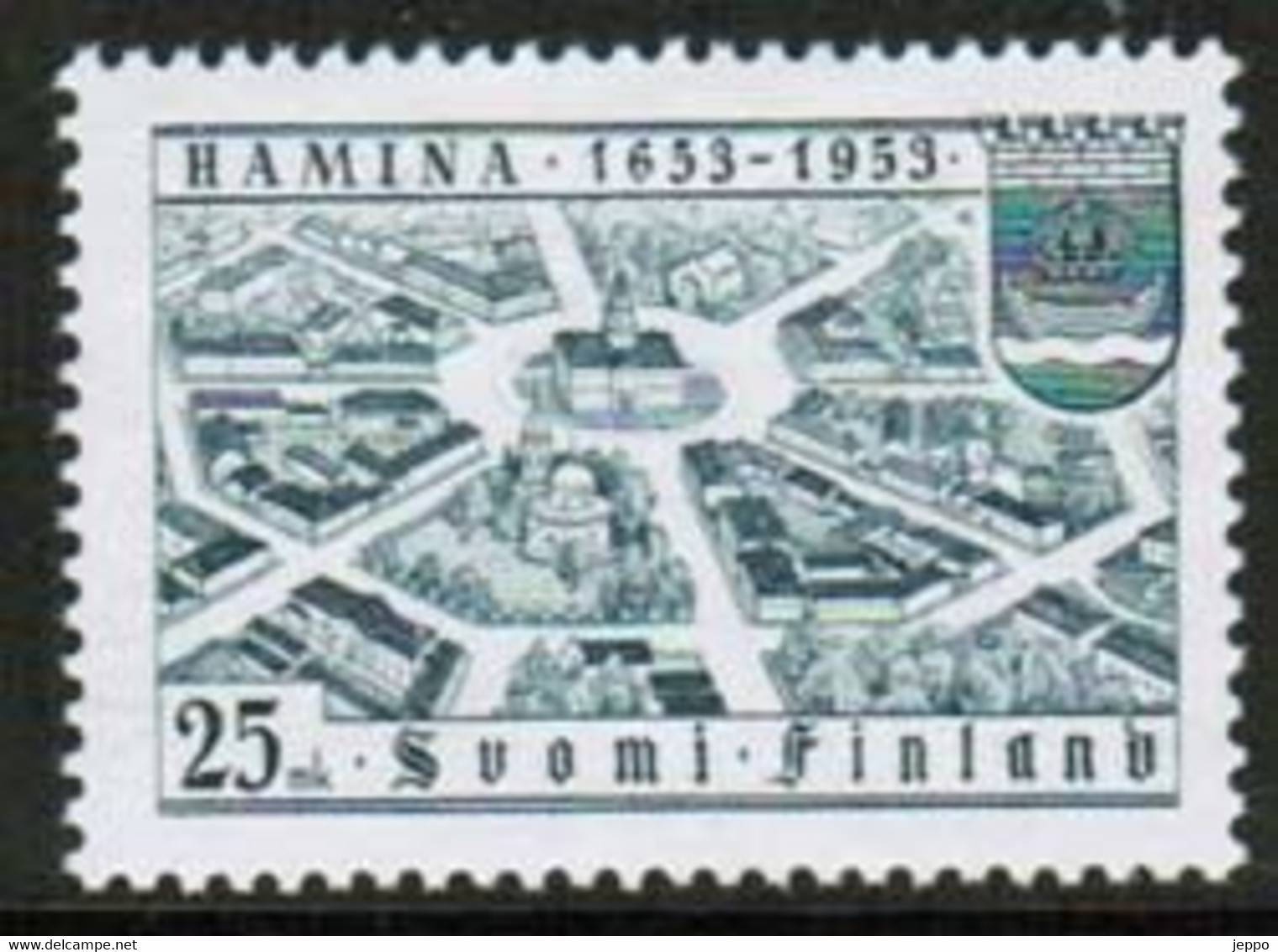 1953 Finland, Hamina ** - Ongebruikt