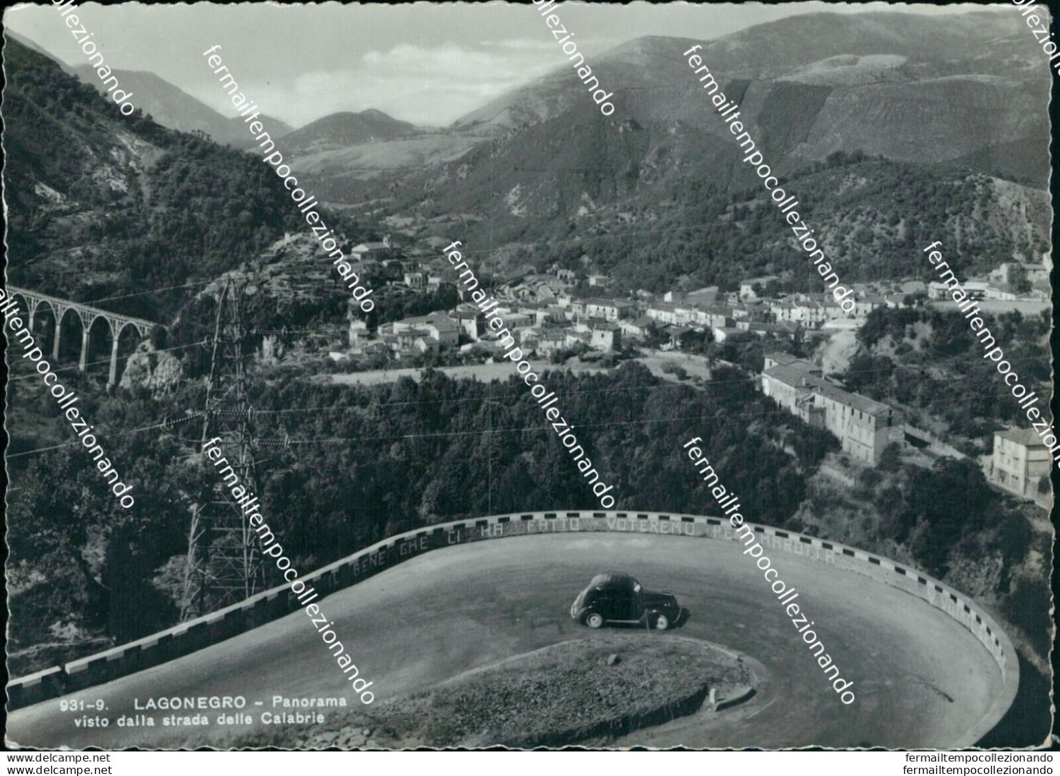Bh535 Cartolina Lagonegro Panorama Provincia Di Potenza - Potenza