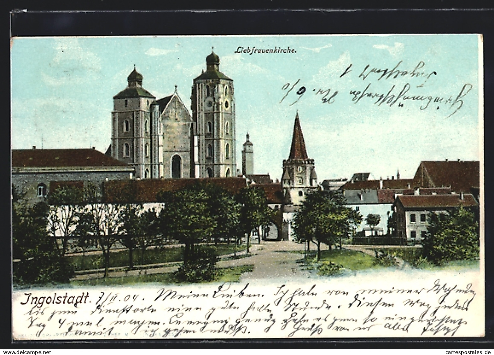 AK Ingolstadt, Blick Zur Liebfrauenkirche  - Ingolstadt