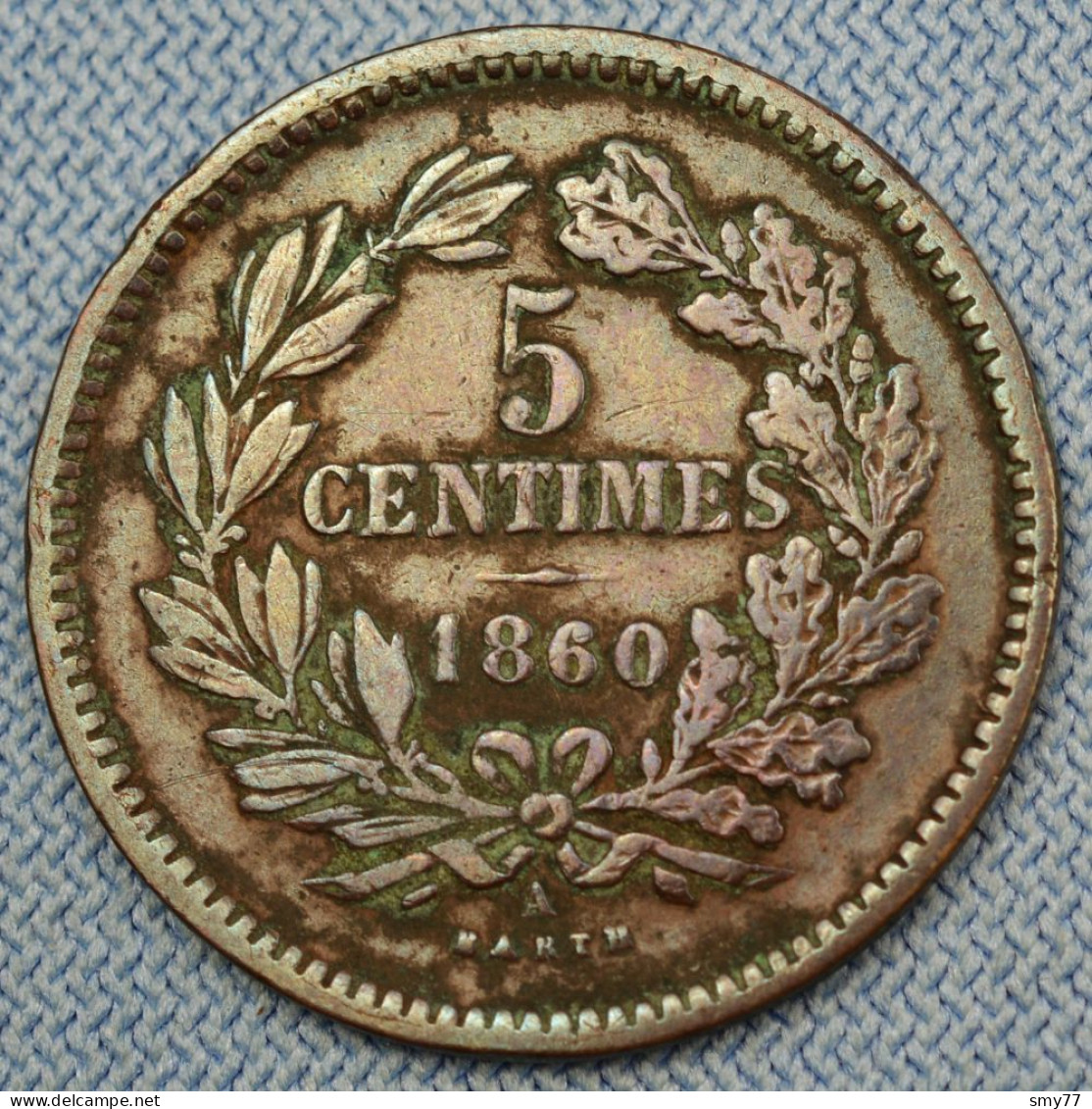 Luxembourg • 5 Centimes 1860 • Slightly Cleaned • Luxemburg •  [24-577] - Luxembourg