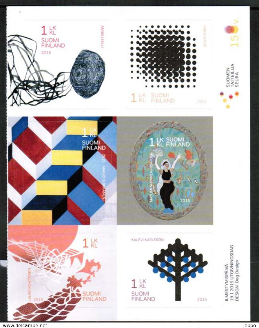 2015Finland, Atist's Assoc. 150 Years Booklet MNH. - Carnets