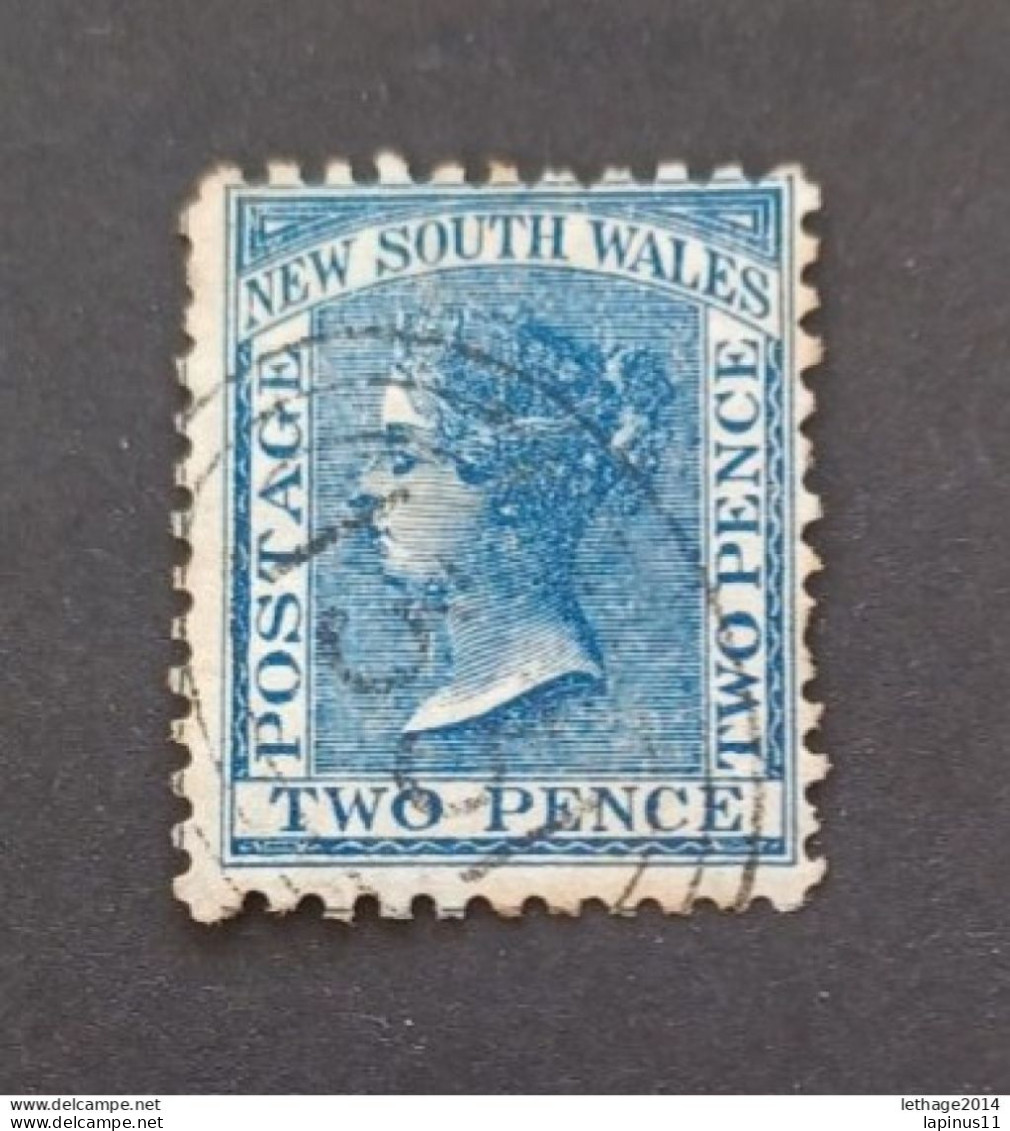NEW SOUTH WALES 1871 QUEEN VICTORIA CAT GIBBONS N 209 PERF 11 X 11 3/4 ERROR WMK SIDEWAY - Used Stamps