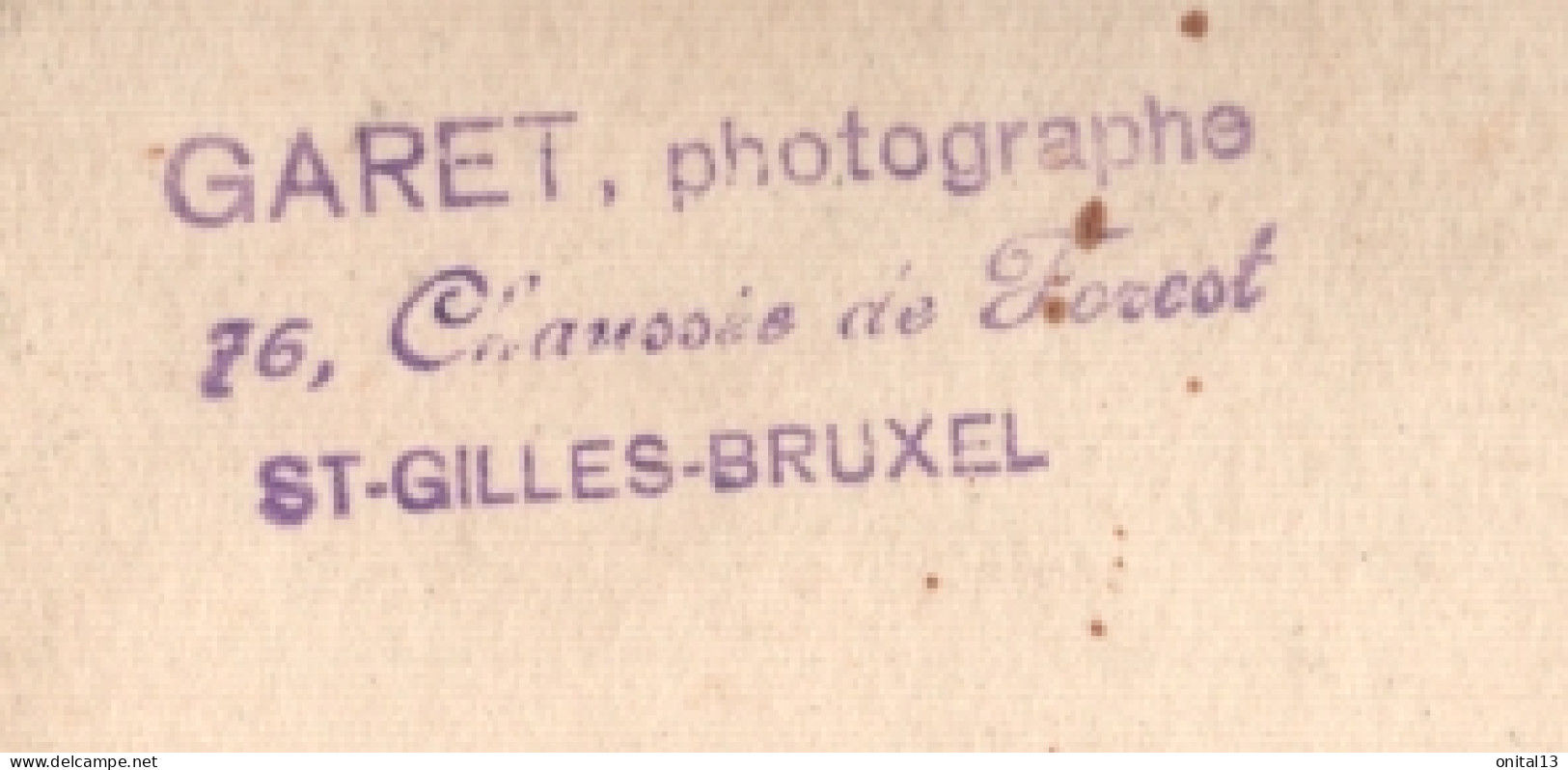 1921 INSTITUT ST GILLES BRUXELLES  / PHOTO DE CLASSE / PHOTOGRAPHE GARET  F53 - Enseignement, Ecoles Et Universités