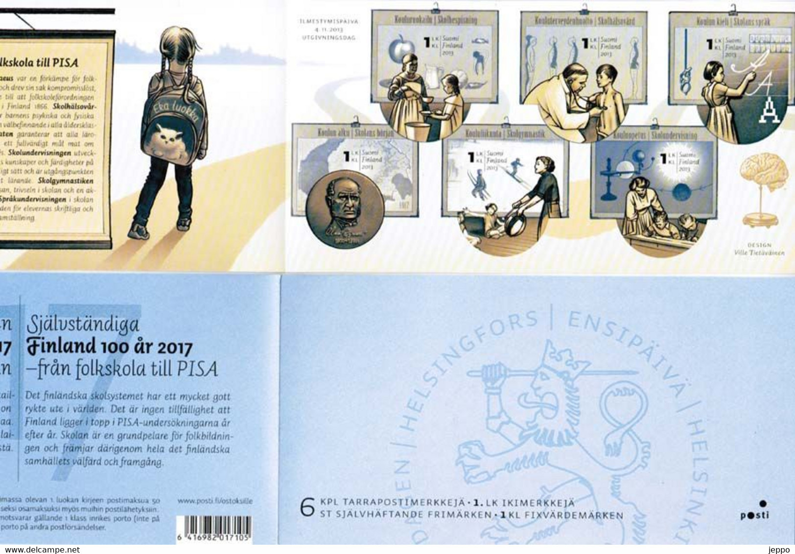 2013 Finland, Finnish School,  Booklet Mnh. - Cuadernillos
