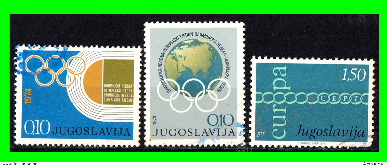 JUGOSLAVIJA ( EUROPA )  SELLOS TEMATICA EUROPA SEPT - Used Stamps